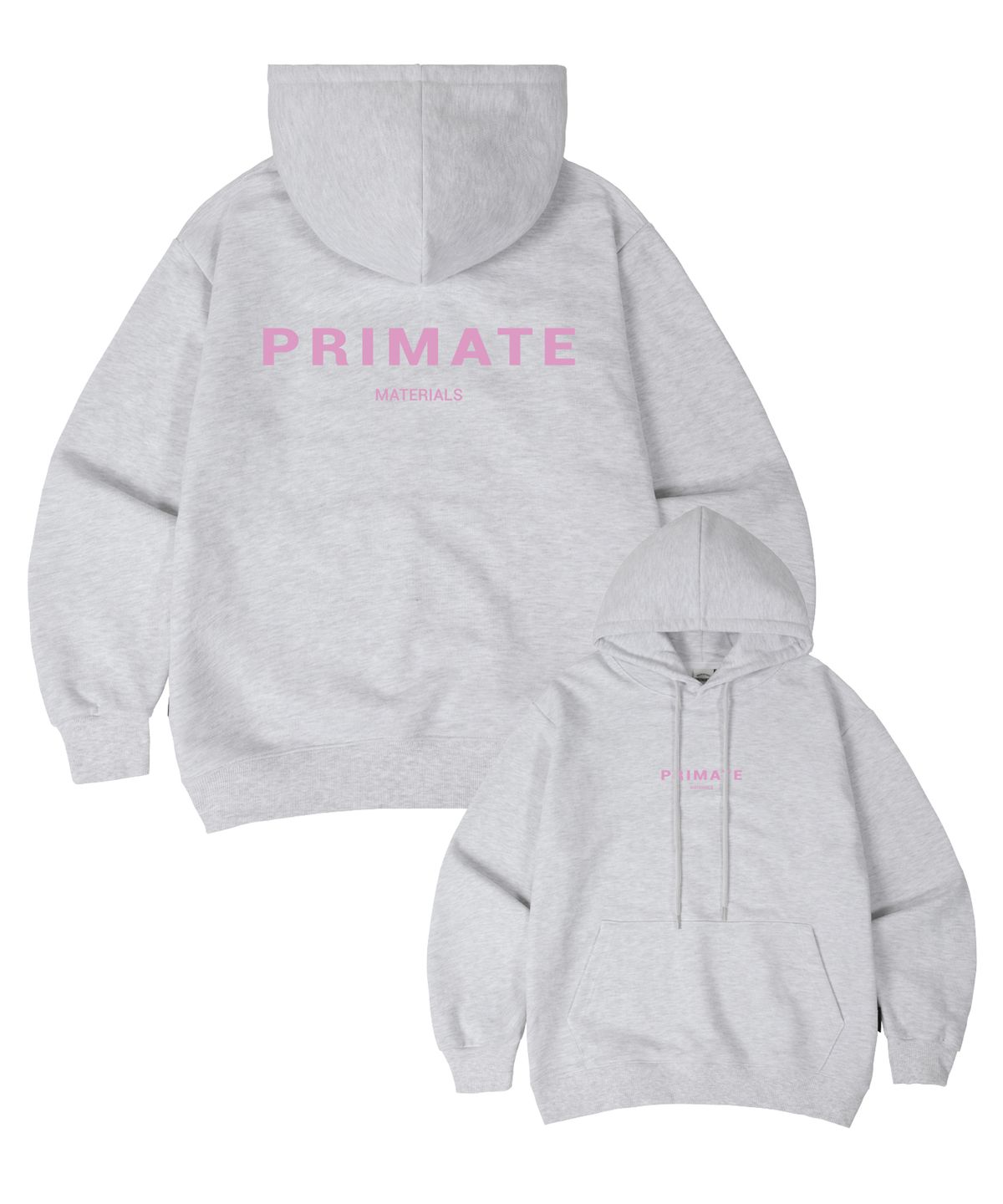 프라임에이트(PRIMATE) [기모/NO기모] MATERIALS 오버핏 후드 티셔츠 9 COLORS