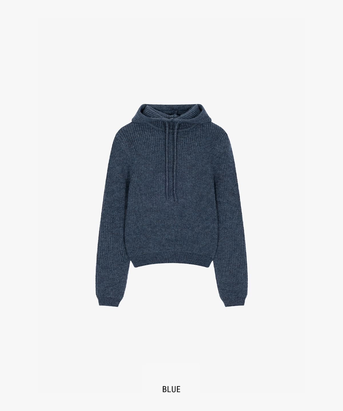 그로브(GROVE) FARBE HOODIE KNIT_BLUE