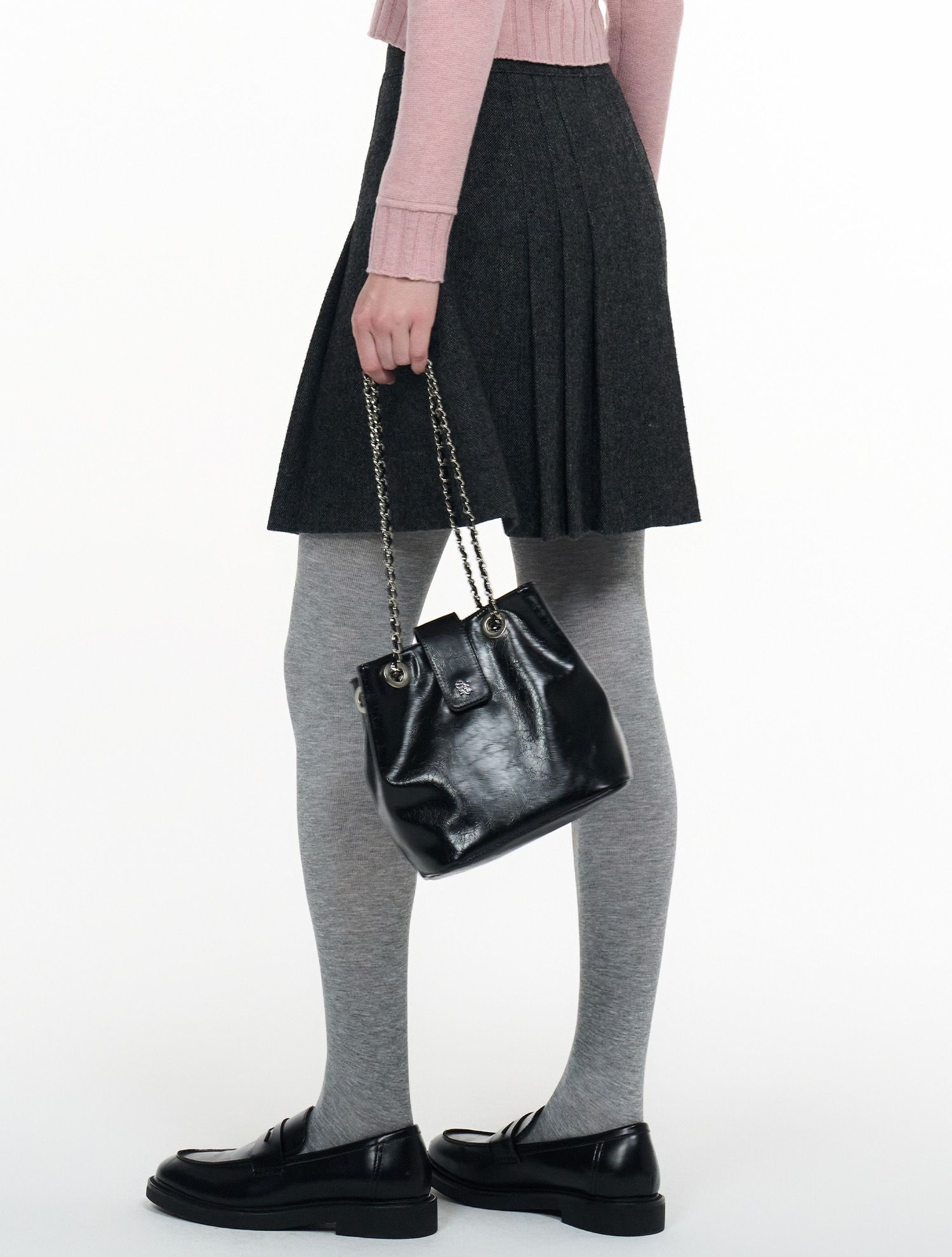 MUSINSA公式 | GENERAL IDEA GNRL PU Leather Mini Bucket Bag