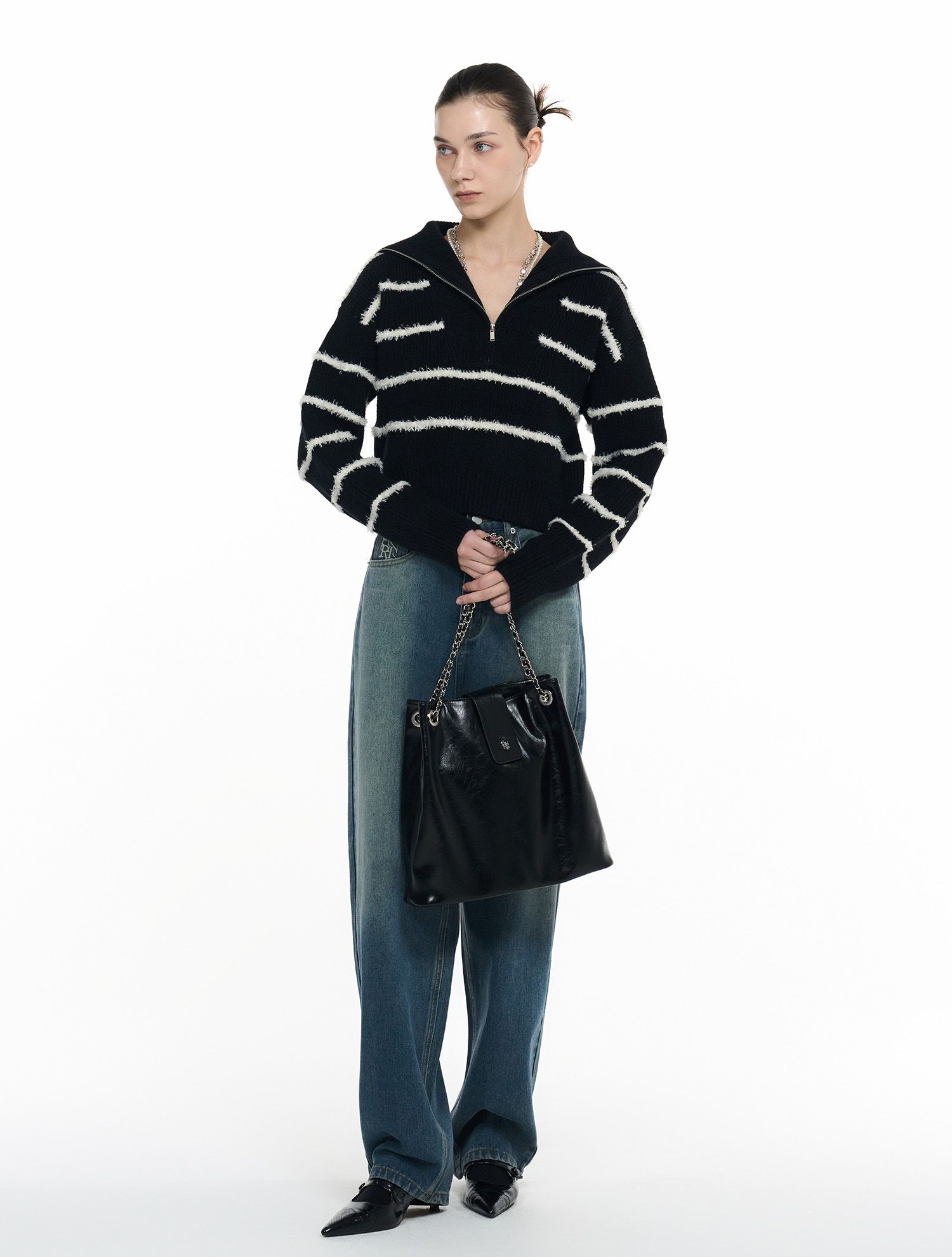 GENERAL IDEA【送料込】BUCKET SHOULDER BAG MUSINSA | GENERAL IDEA GNRL PU Leather Bucket Shoulder Bag