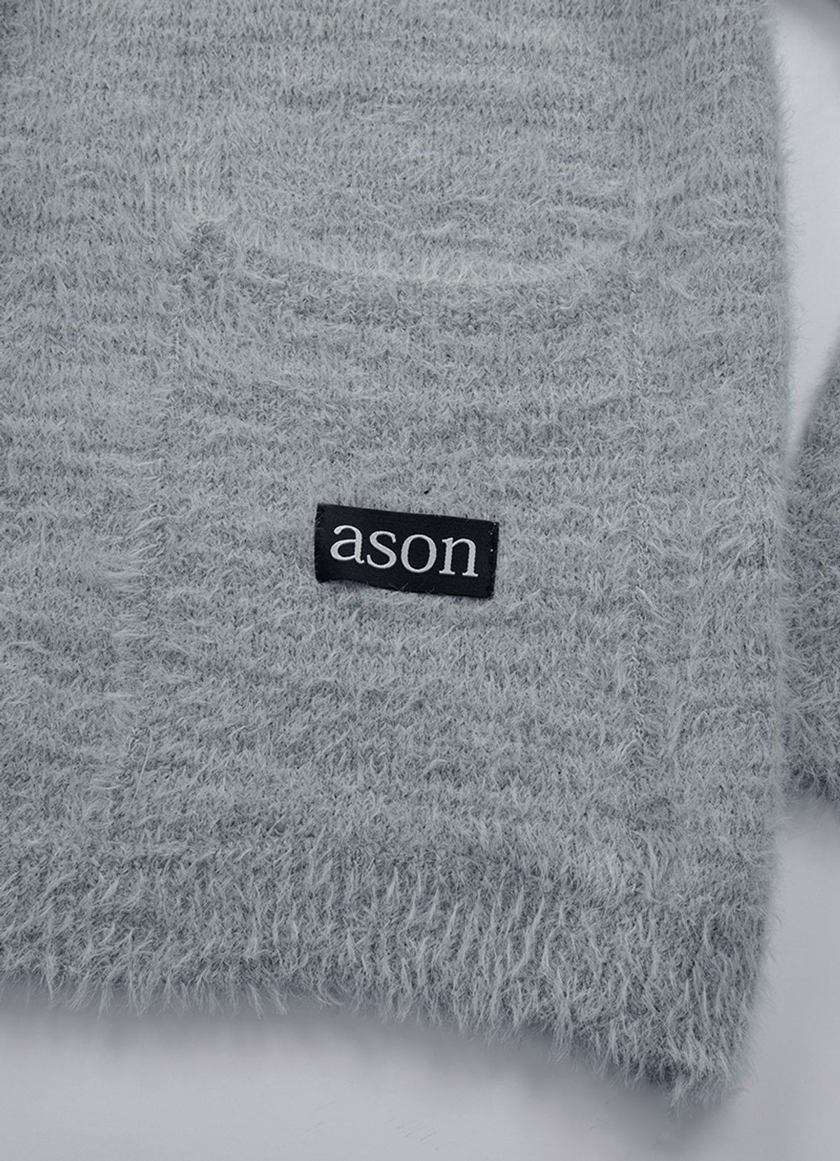 애즈온(ASON) LUCA TIE CARDIGAN / GRAY