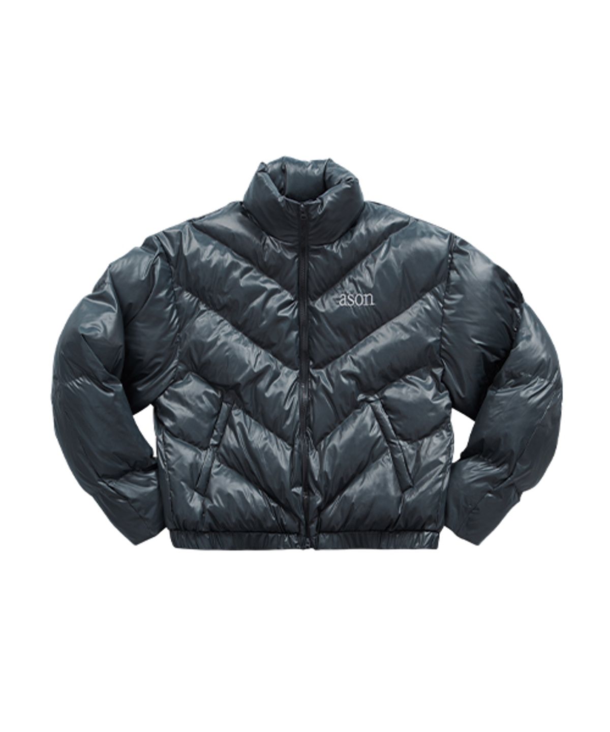 애즈온(ASON) BETTY PUFFER JACKET / CHARCOAL