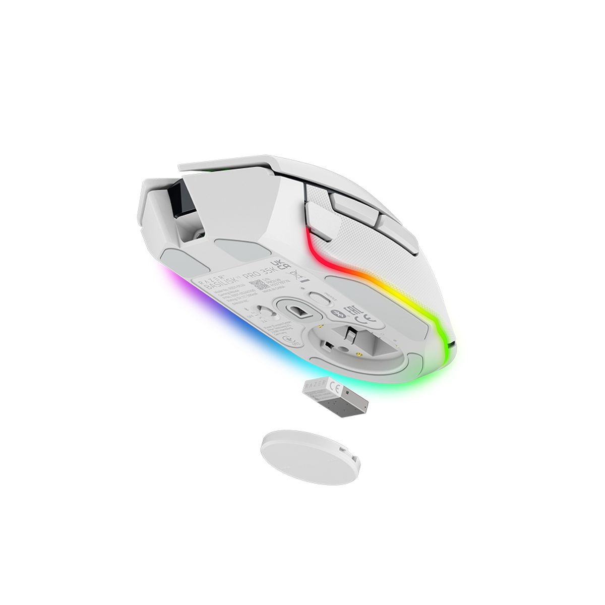 레이저(RAZER) Basilisk V3 Pro 35K White 무선 게이밍 마우스