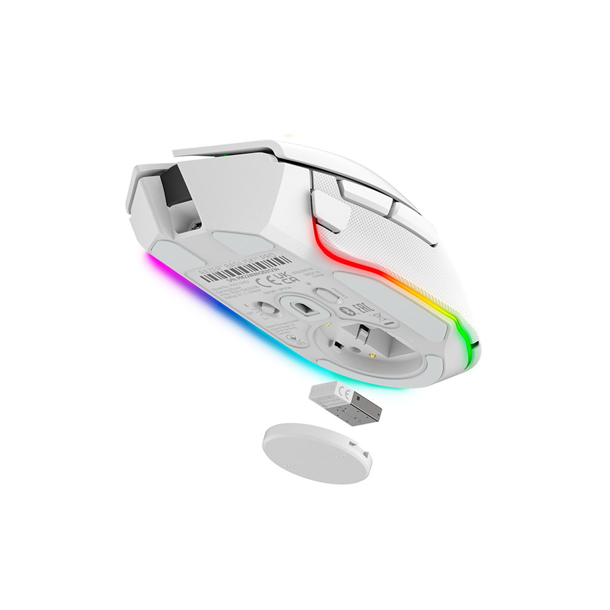 레이저(RAZER) Basilisk V3 Pro White 무선 게이밍 마우스