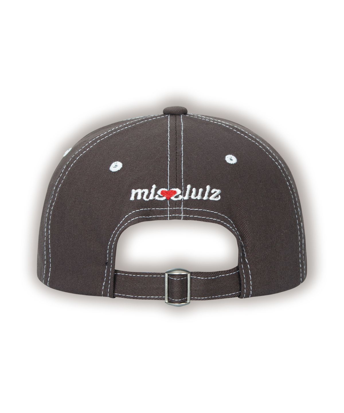 미스룰즈(MISSLULZ) Graphic Applique Ball Cap Black