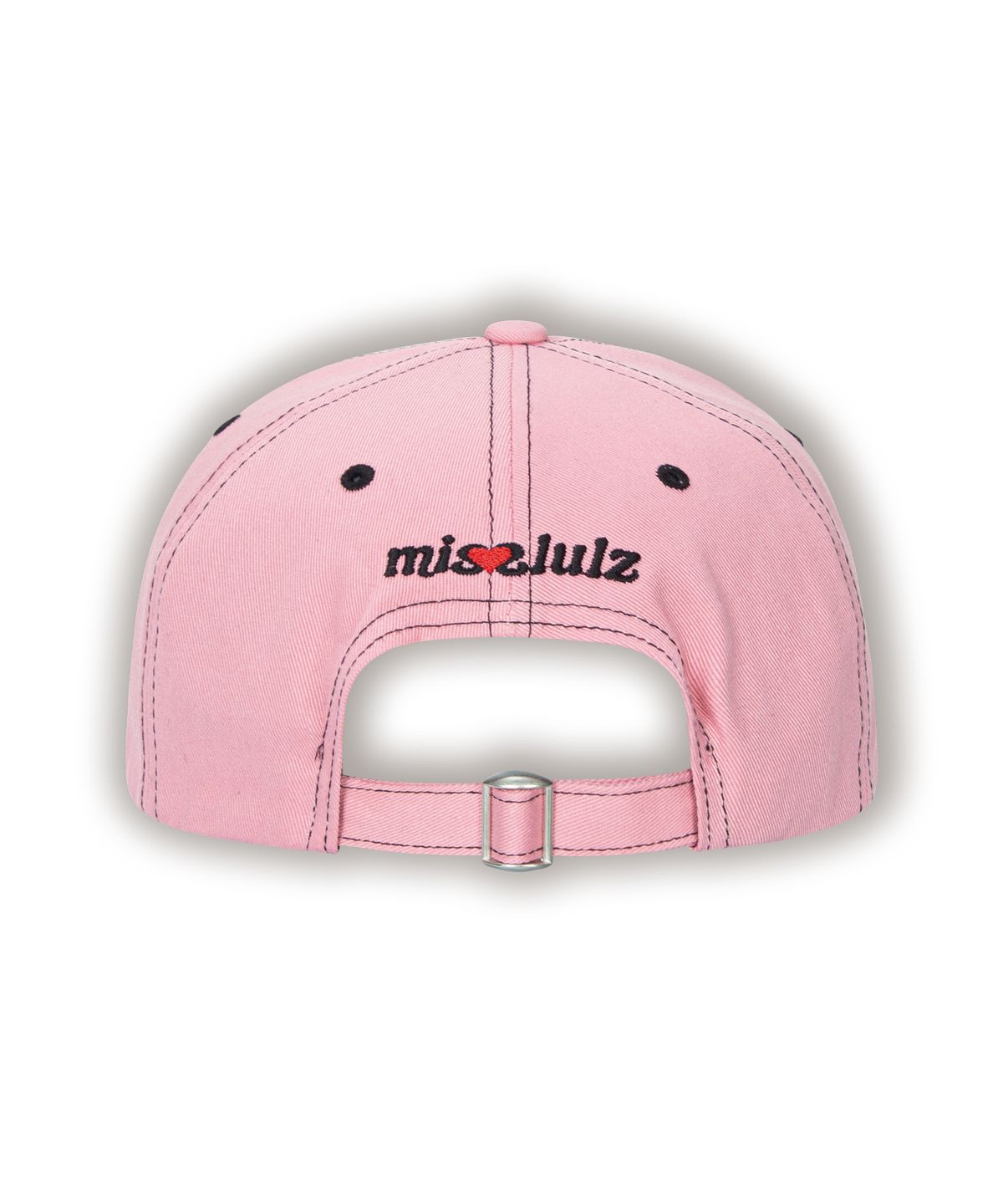 미스룰즈(MISSLULZ) Graphic Applique Ball Cap Pink