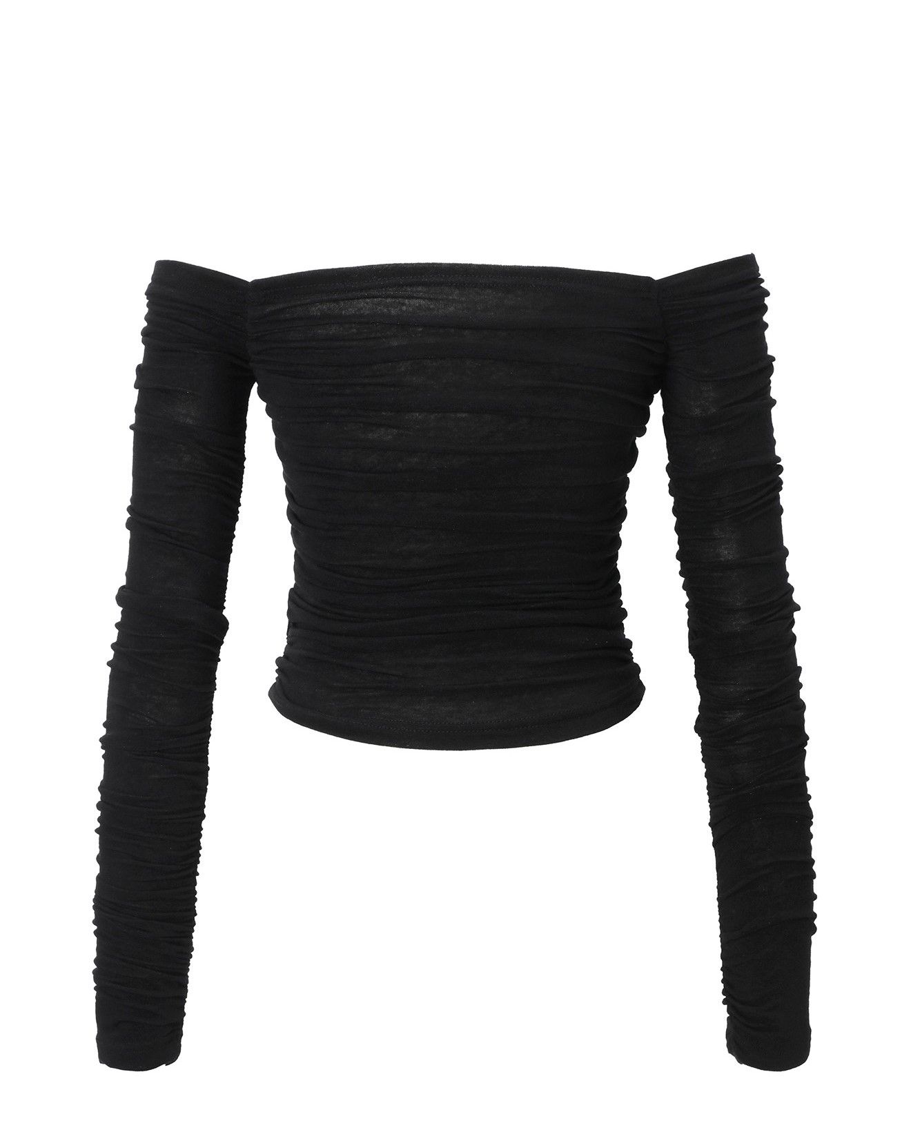 【KHAKIPOINT】Shirring Scarf Top オフショルダー / 追跡付 MUSINSA公式 | KHAKIPOINT Shirring Scarf Top (black)