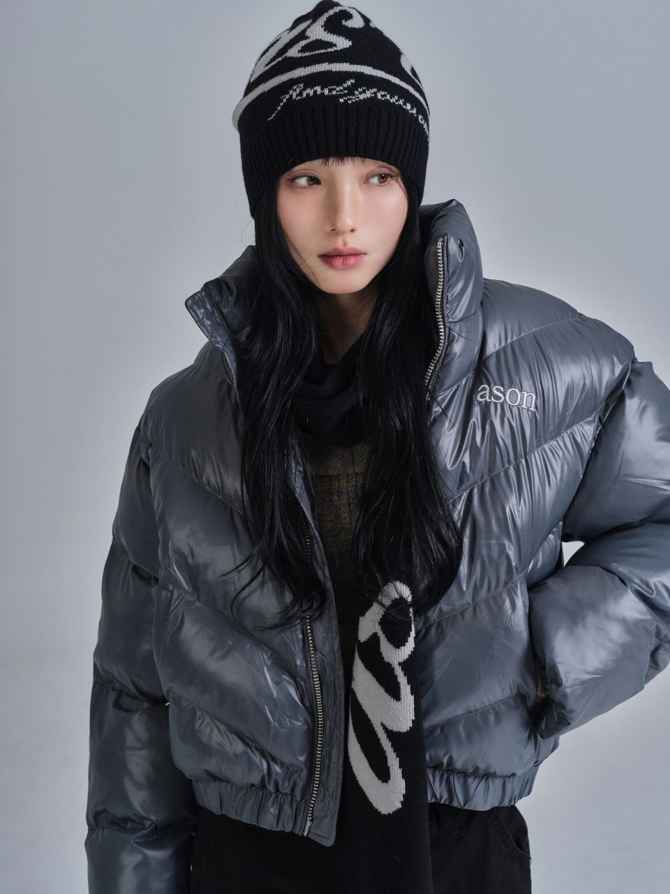 as\"on CHESHIRE BEANIE ビーニー ニット帽 アズオンason as