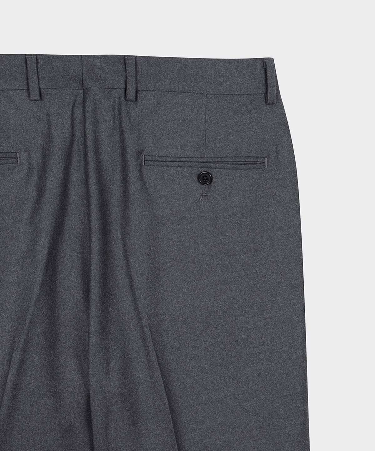 브룩스 브라더스(BROOKS BROTHERS) 클래식핏 플란넬 트라우저 (차콜) (BBPTMF1632VEF)