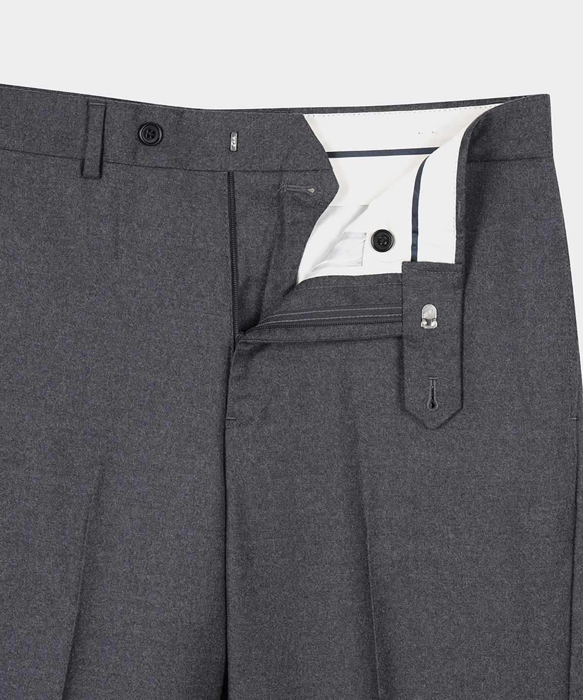브룩스 브라더스(BROOKS BROTHERS) 클래식핏 플란넬 트라우저 (차콜) (BBPTMF1632VEF)