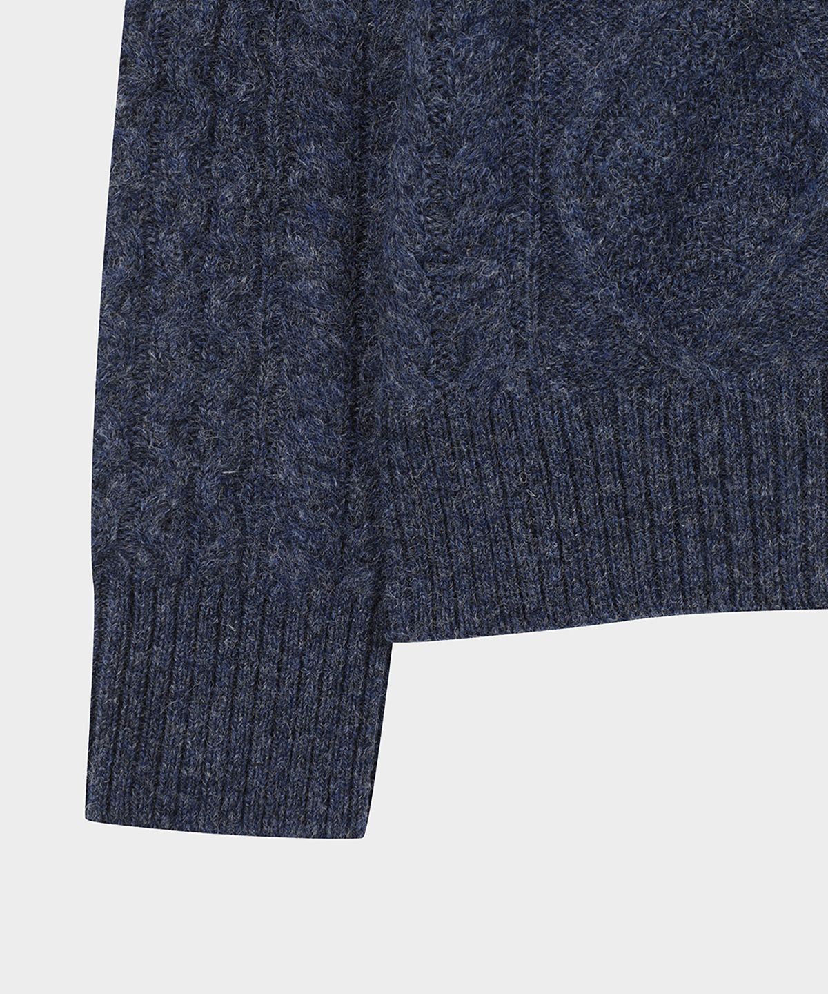 브룩스 브라더스(BROOKS BROTHERS) 아란 케이블 스웨터 (블루) (BBWRMF4513MEW)