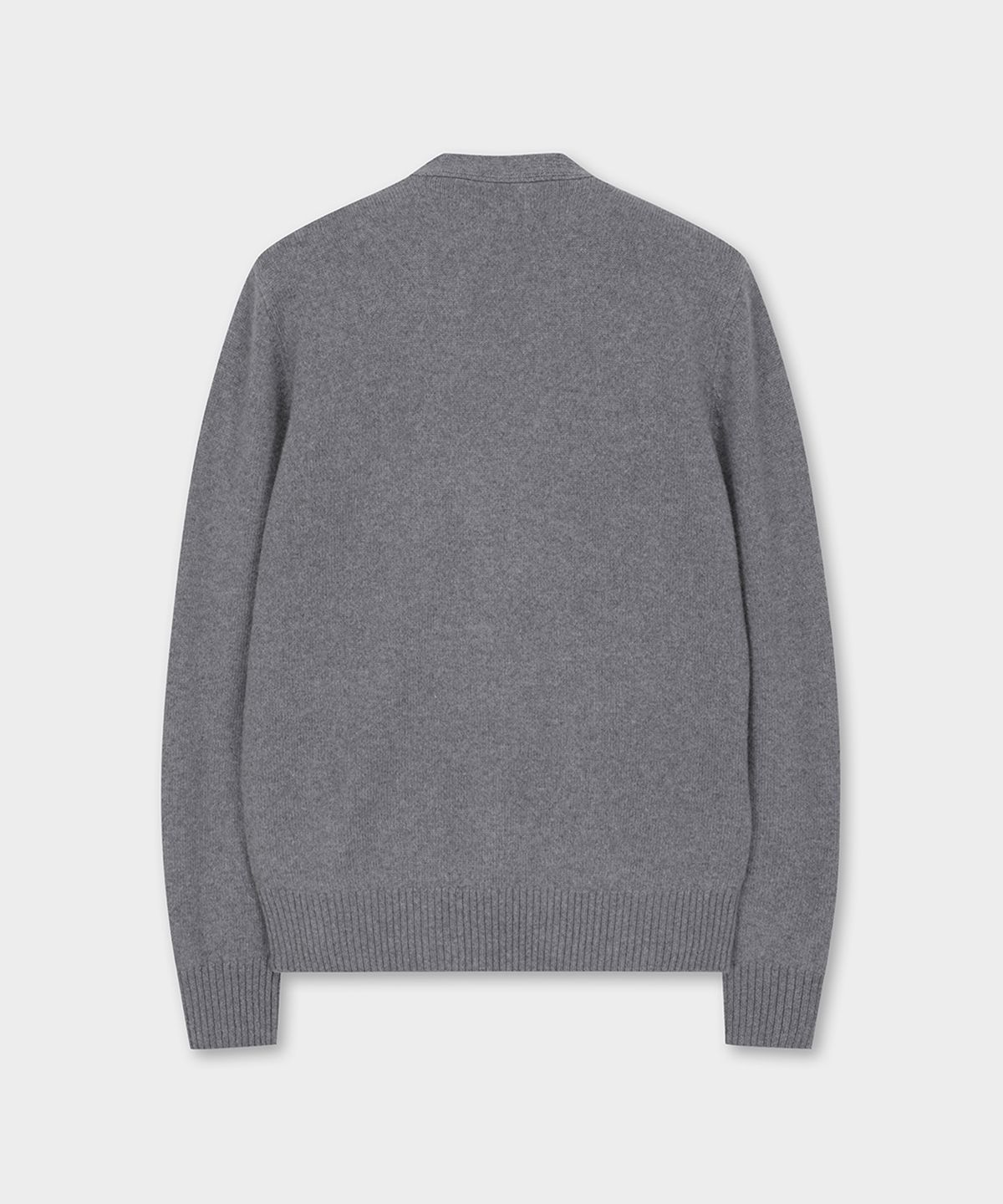 브룩스 브라더스(BROOKS BROTHERS) 럭스 스웨이드 프론트 가디건 (그레이) (BBWCMM3963WEW)