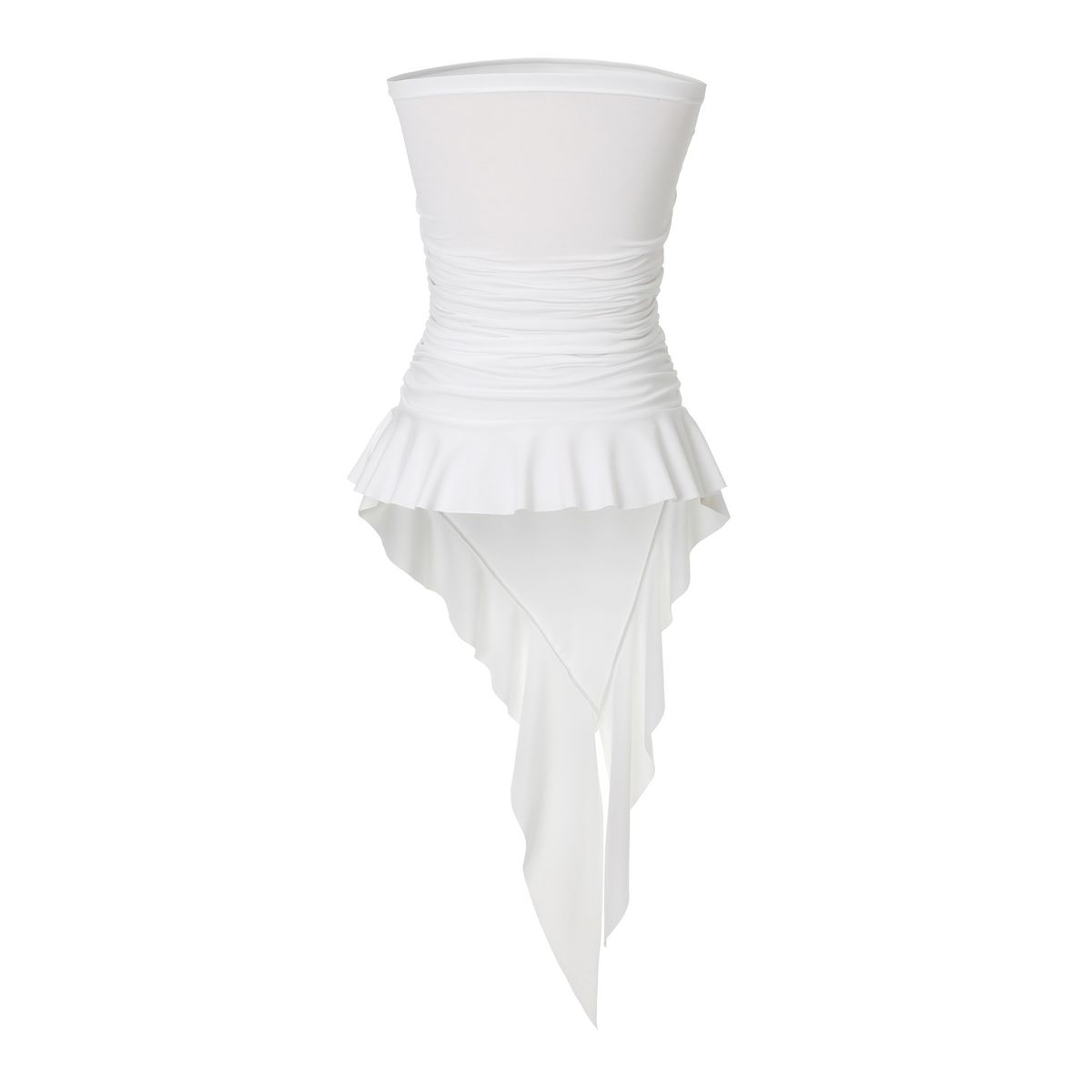카키포인트(KHAKIPOINT) Ruffled Layered Top (ivory)