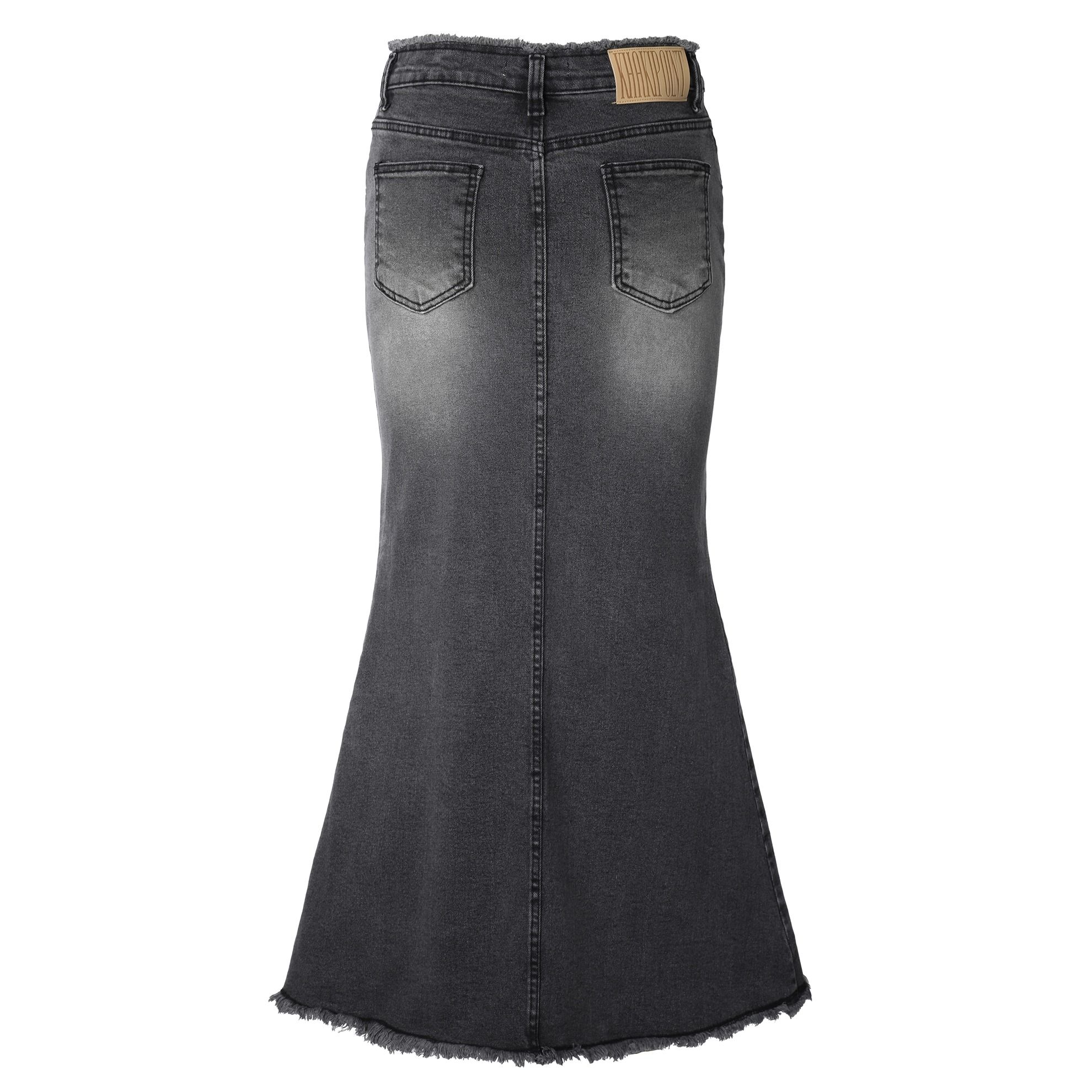 スカート KHAKIPOINT Mermaid Denim Skirt (gray) MUSINSA | KHAKIPOINT Mermaid Denim Skirt (gray)