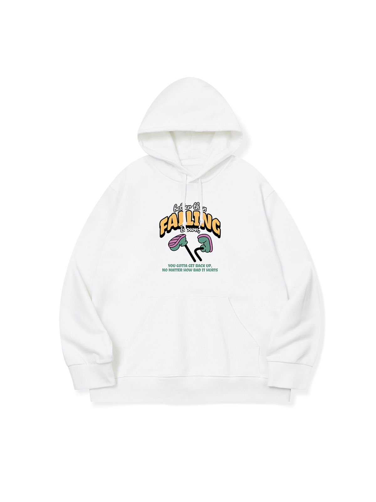 베러댄88(BETTERTHAN88) bth10 꽉잡아 떨어진다아 그래픽 후드티