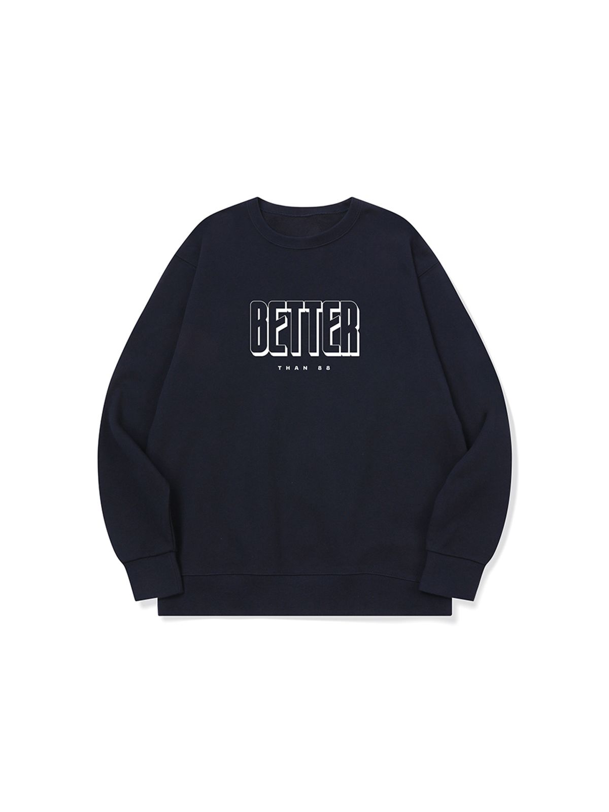 베러댄88(BETTERTHAN88) btm26 깔끔 그 잡채 그래픽 로고 맨투맨