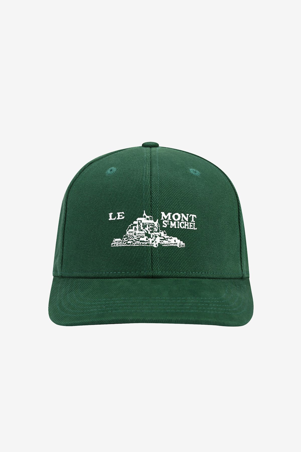 르몽생미셸(LE MONT ST MICHEL) AVILA- Embroidery cap_GREEN