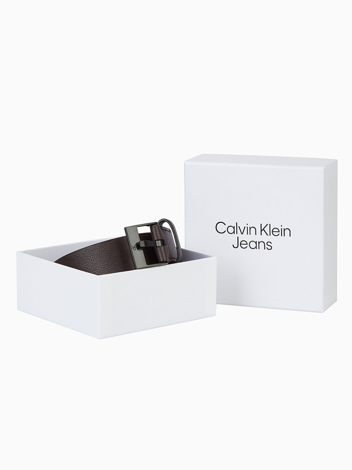 캘빈클라인 진(CALVIN KLEIN JEANS) CKJ 스퀘어 버클 커머셜 벨트 35MM 4G7005G TPV