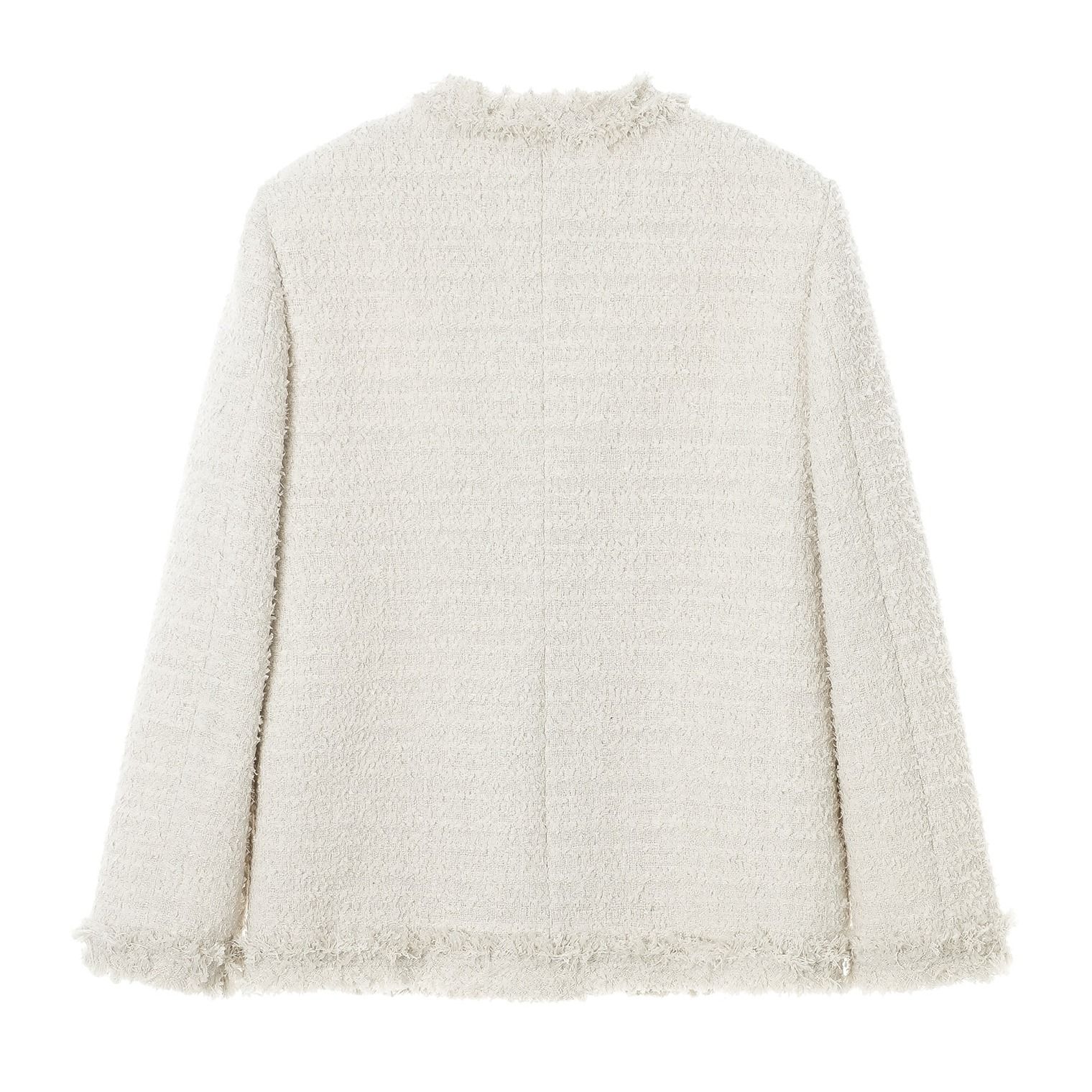카키포인트(KHAKIPOINT) Antique Tweed Jacket (ivory) - 사이즈