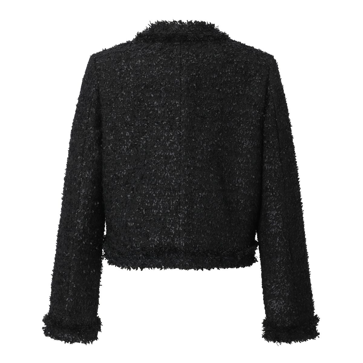 카키포인트(KHAKIPOINT) Antique Crop Tweed Jacket (black)