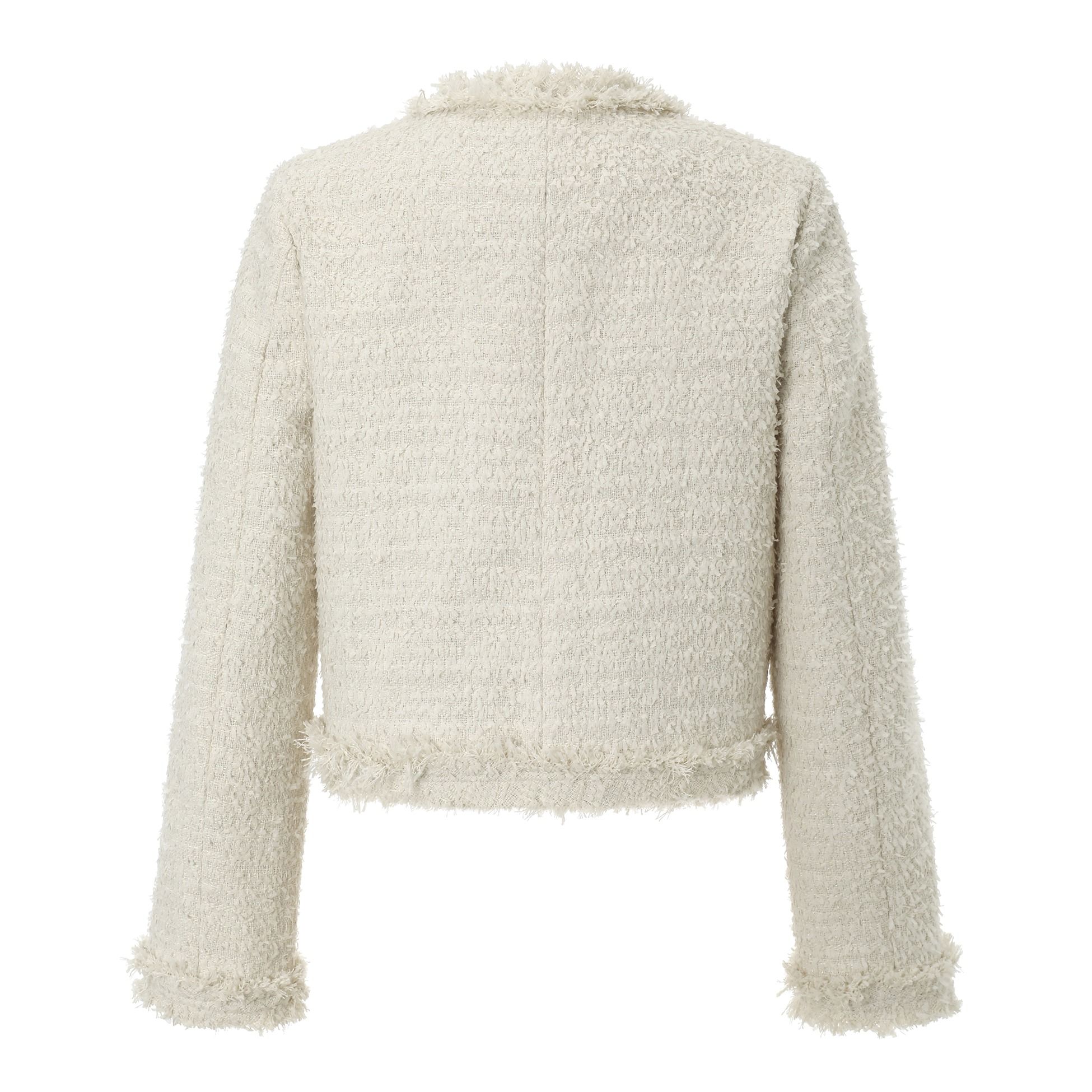 ◇KHAKIPOINT◇ Antique Crop Tweed Jacket ivory MUSINSA | KHAKIPOINT Antique Crop Tweed Jacket (ivory)