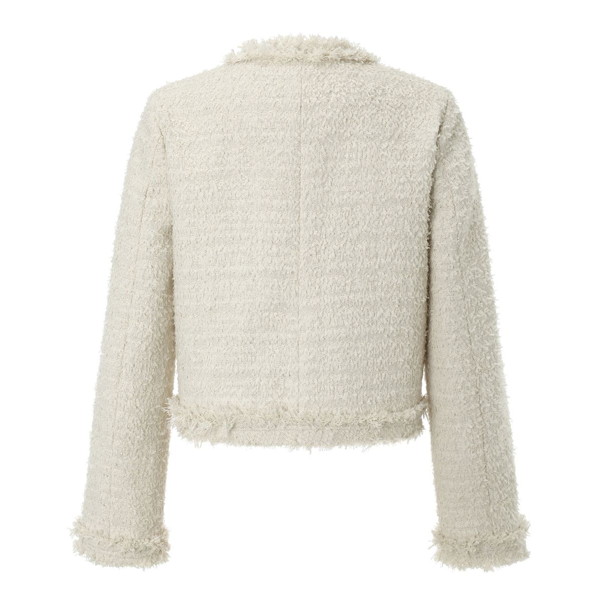 카키포인트(KHAKIPOINT) Antique Crop Tweed Jacket (ivory)
