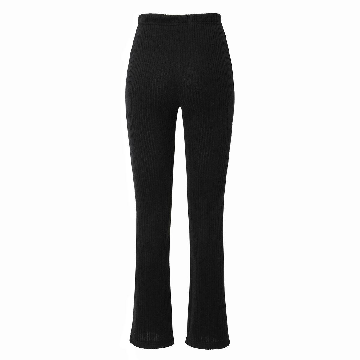 카키포인트(KHAKIPOINT) Ribbed Bootcut Leggings (black)
