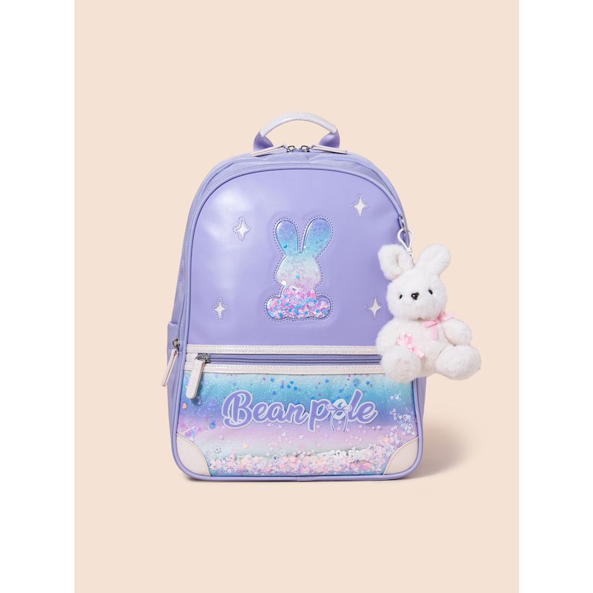빈폴 키즈(BEANPOLE KIDS) 빙키 블링 파츠 포인트 책가방 세트  라이트 퍼플 (BI51D4G05V)