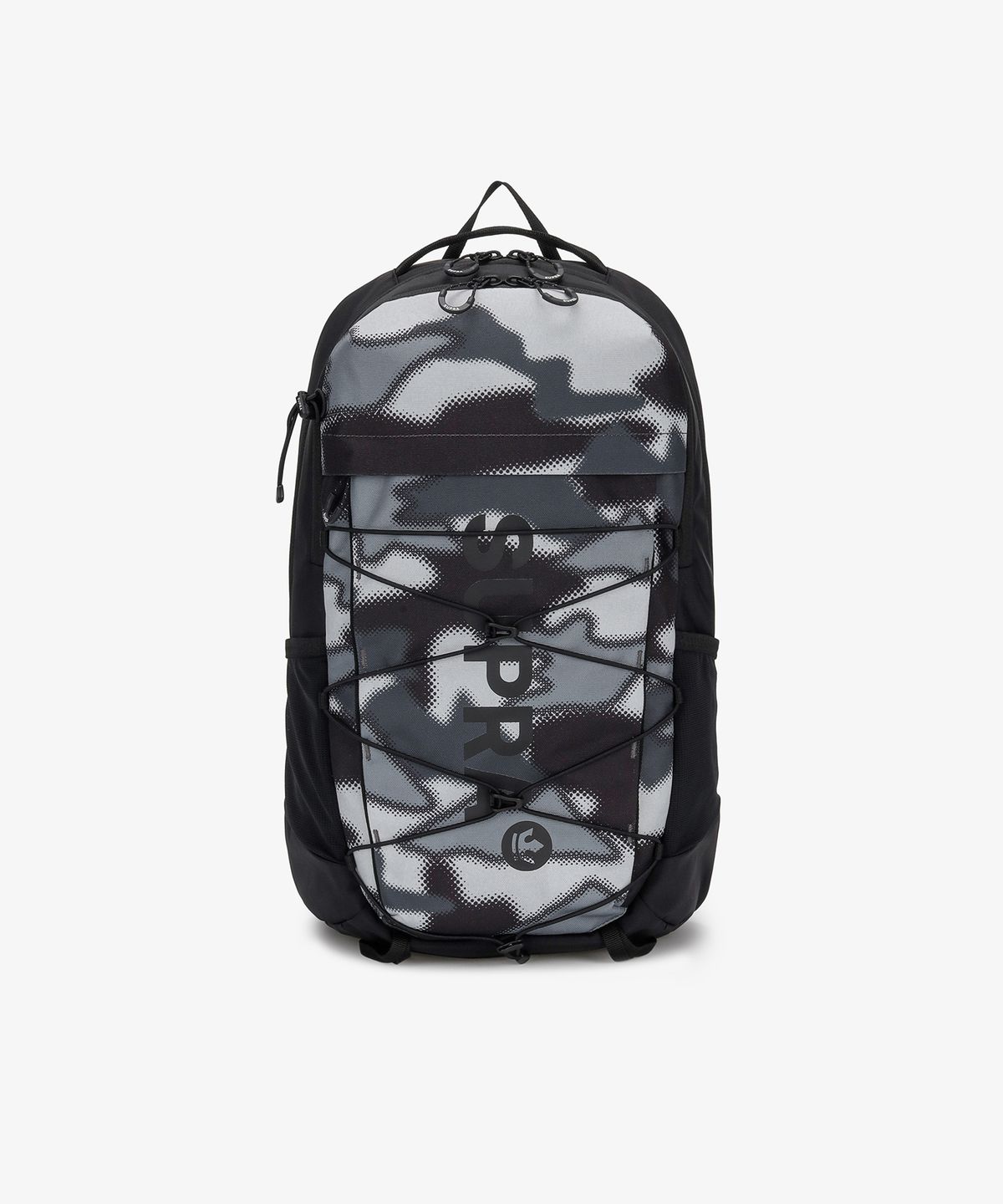 수프라(SUPRA) 컬러블록 포인트 백팩 25L(BLACK)