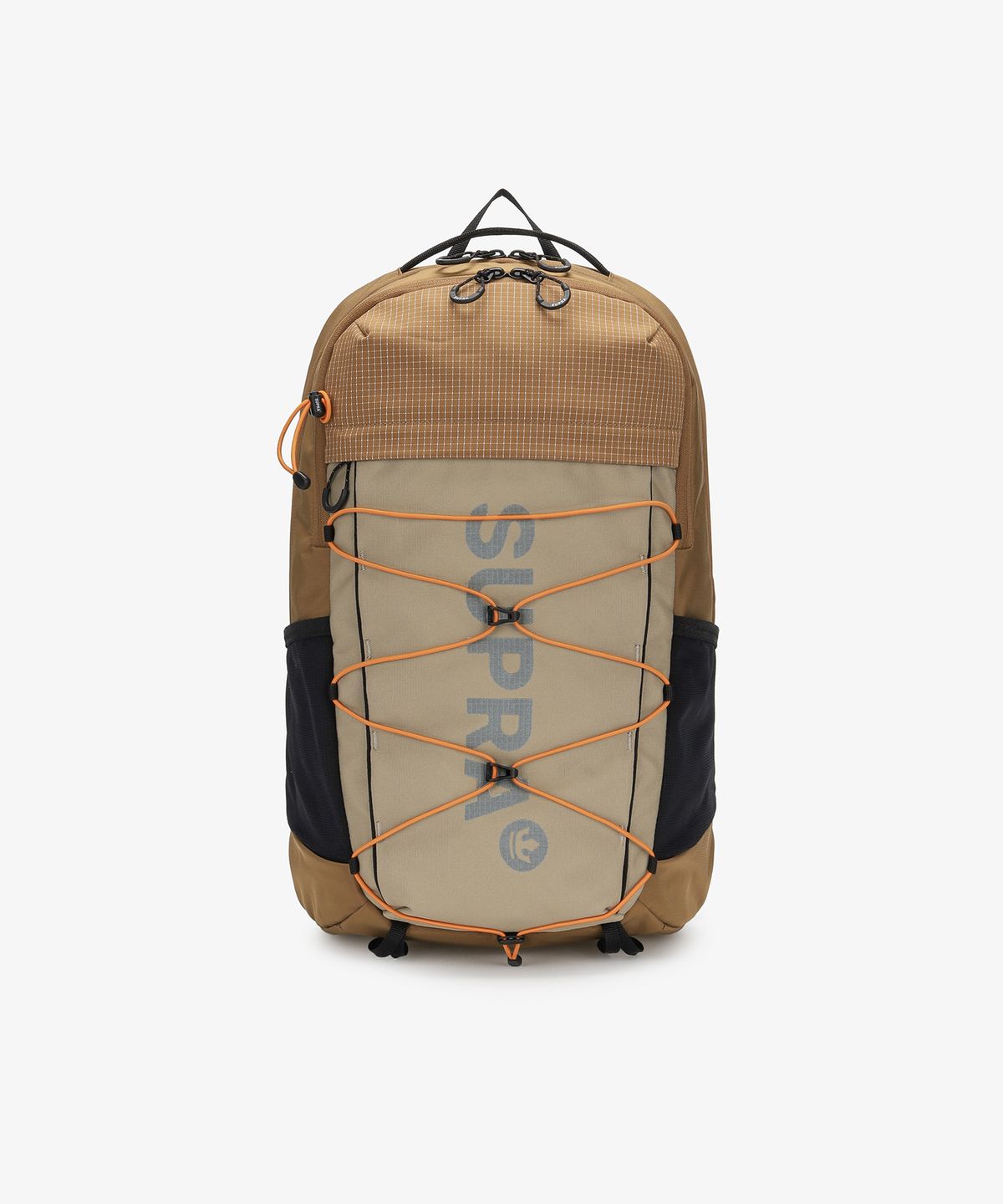 수프라(SUPRA) 컬러블록 포인트 백팩 25L(BROWN)