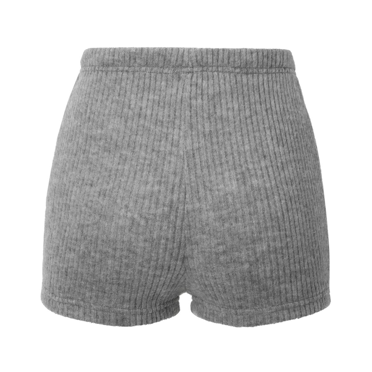 카키포인트(KHAKIPOINT) Ribbed Mini Shorts (gray)