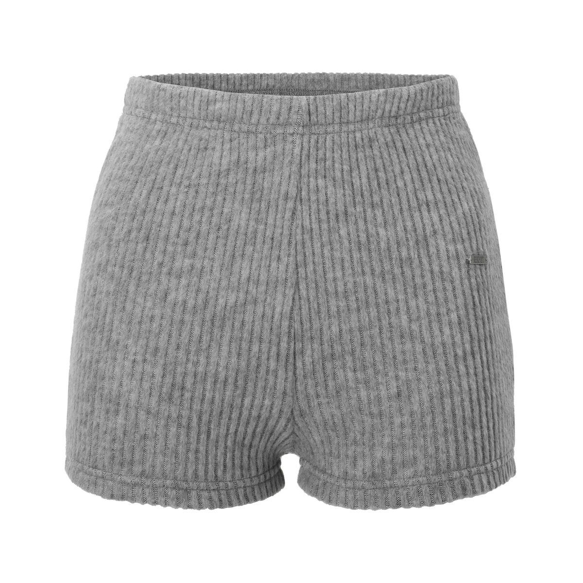카키포인트(KHAKIPOINT) Ribbed Mini Shorts (gray)