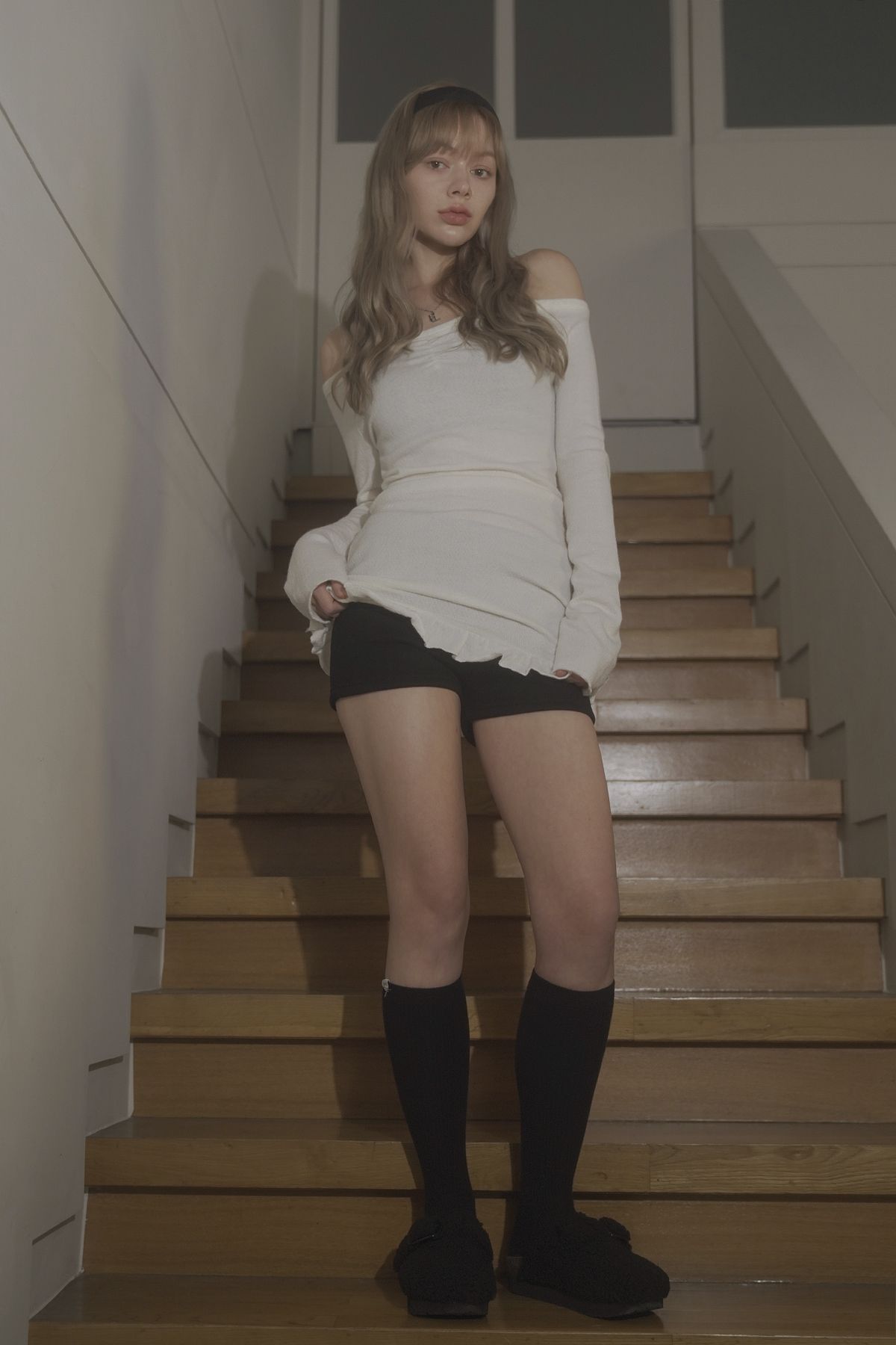 벨리아르(BELLIALEU) SENDIA DRESS-IVORY