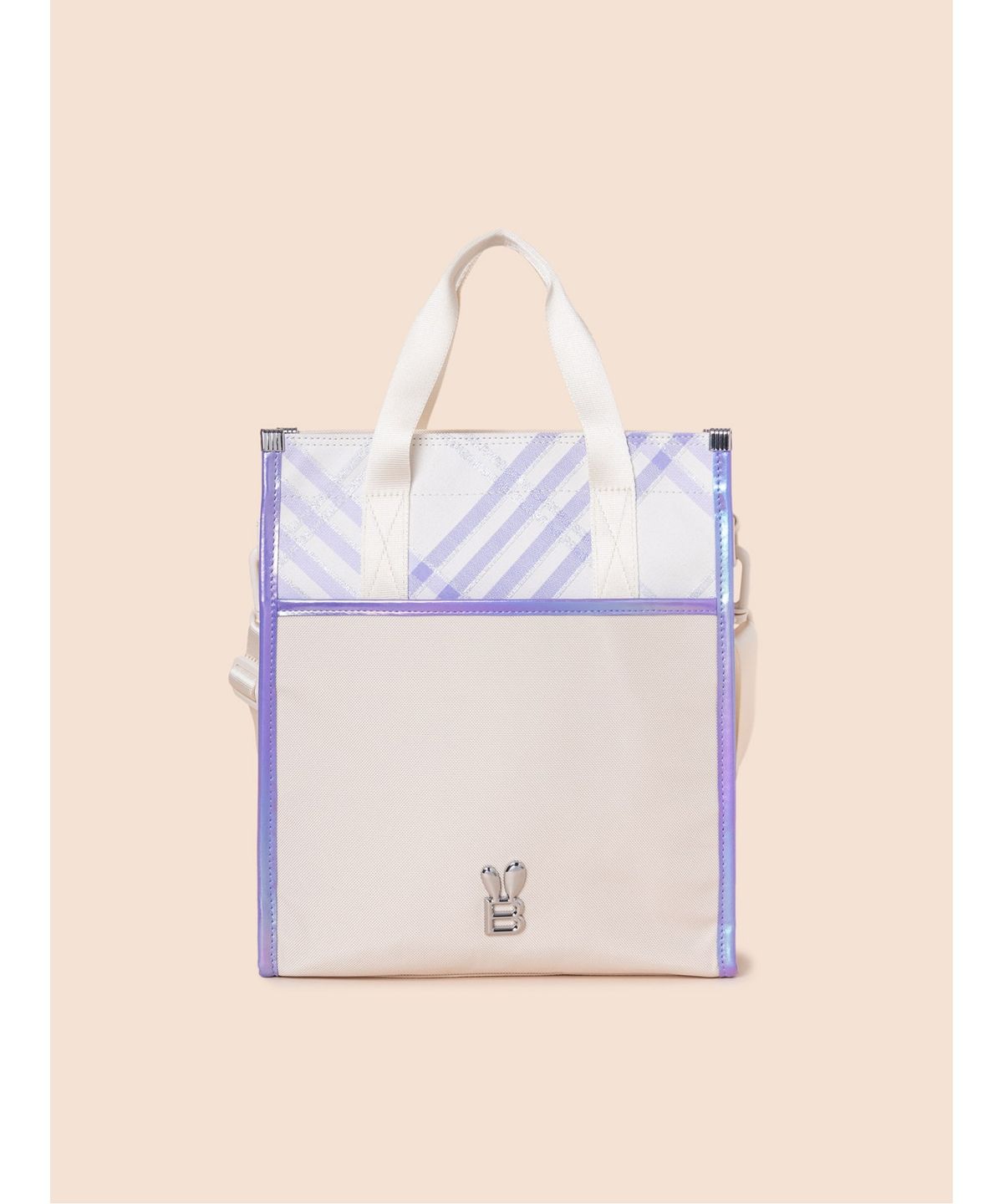 빈폴 키즈(BEANPOLE KIDS) 코어 체크 보조가방  아이보리 (BI51D4G110)