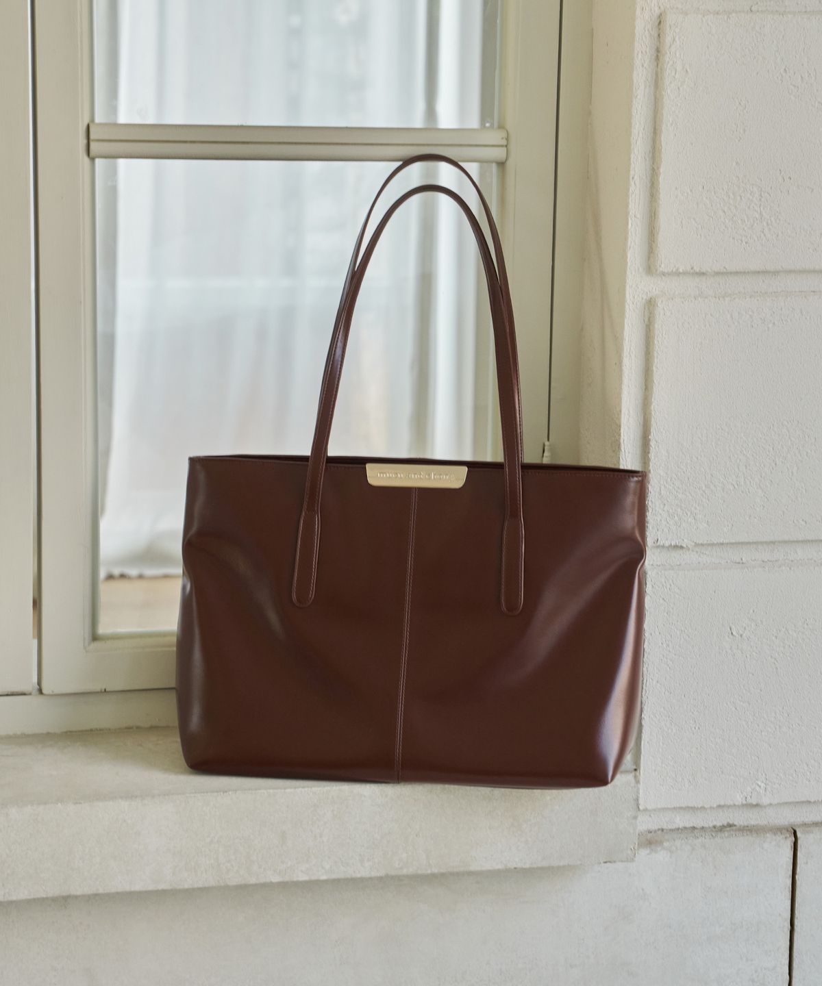 무쿠앤에보니(MUCU AND EBONY) Piene Bag _ Brick Brown