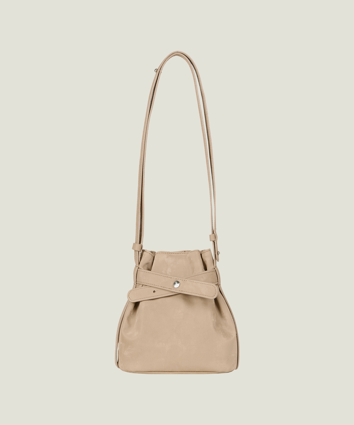 무쿠앤에보니(MUCU AND EBONY) Flan Bag _ Toffeenut beige