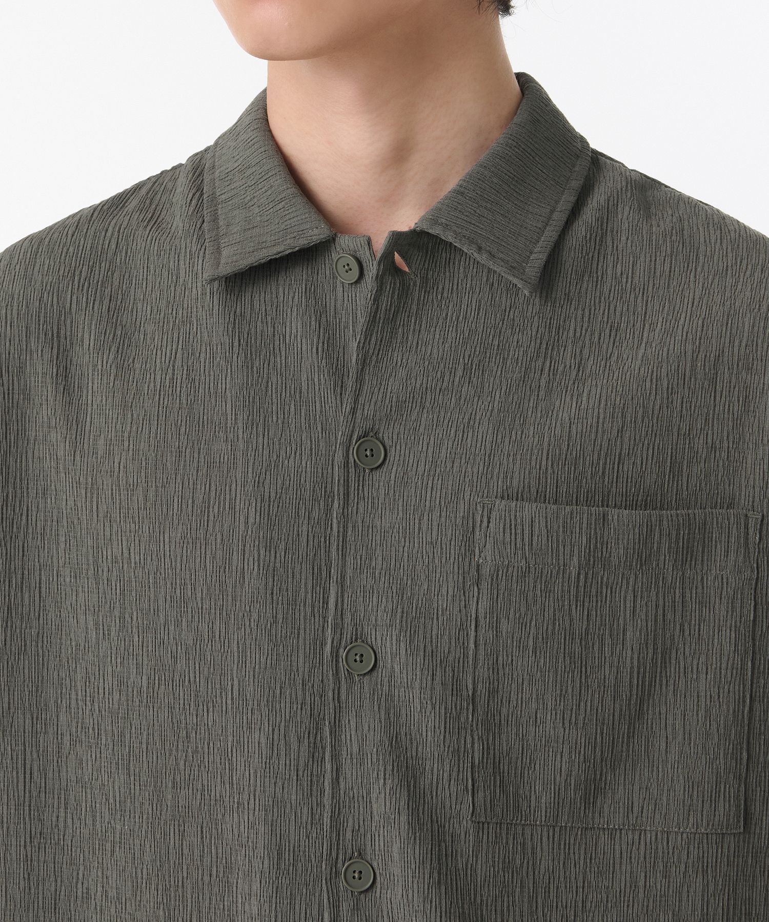 MUSINSA | MUSINSA STANDARD Crinkle Relaxed Short Sleeve