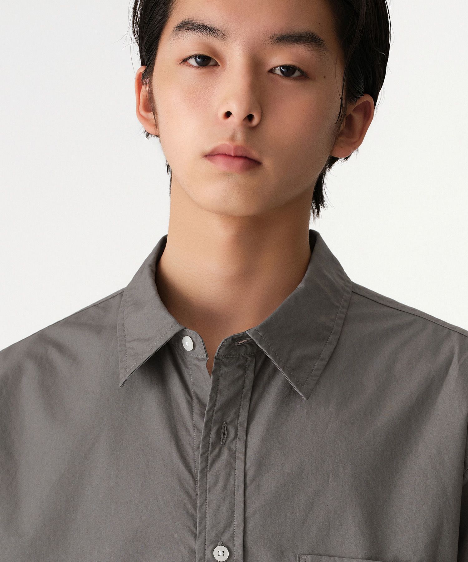 ★MUSINSA STANDARD★ Relaxed Washed Poplin Shirt Medium Grey MUSINSA | MUSINSA STANDARD Relaxed Washed Poplin Shirt