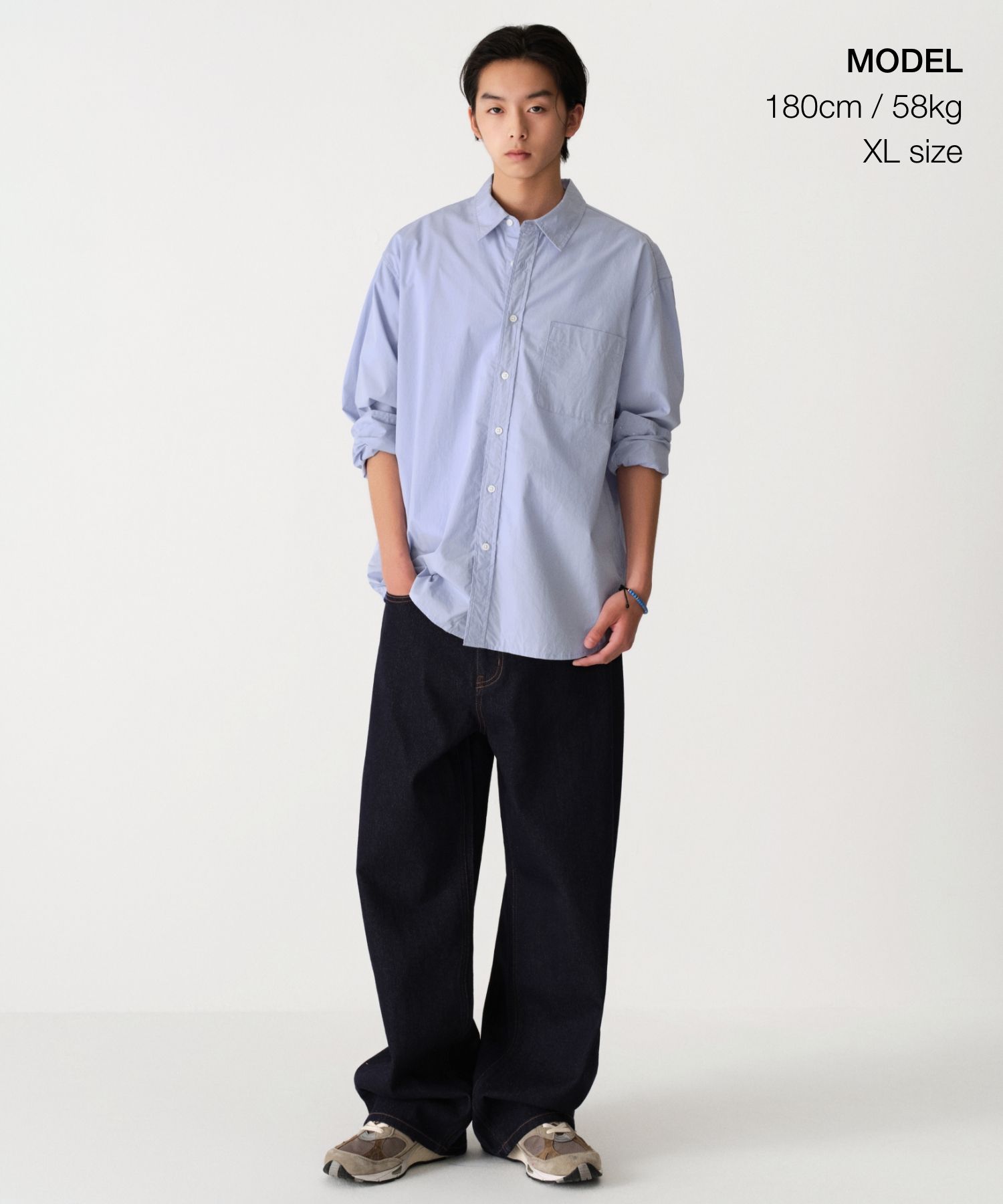 ★MUSINSA STANDARD★ Relaxed Washed Poplin Shirt Light Purpl MUSINSA | MUSINSA STANDARD Relaxed Washed Poplin Shirt