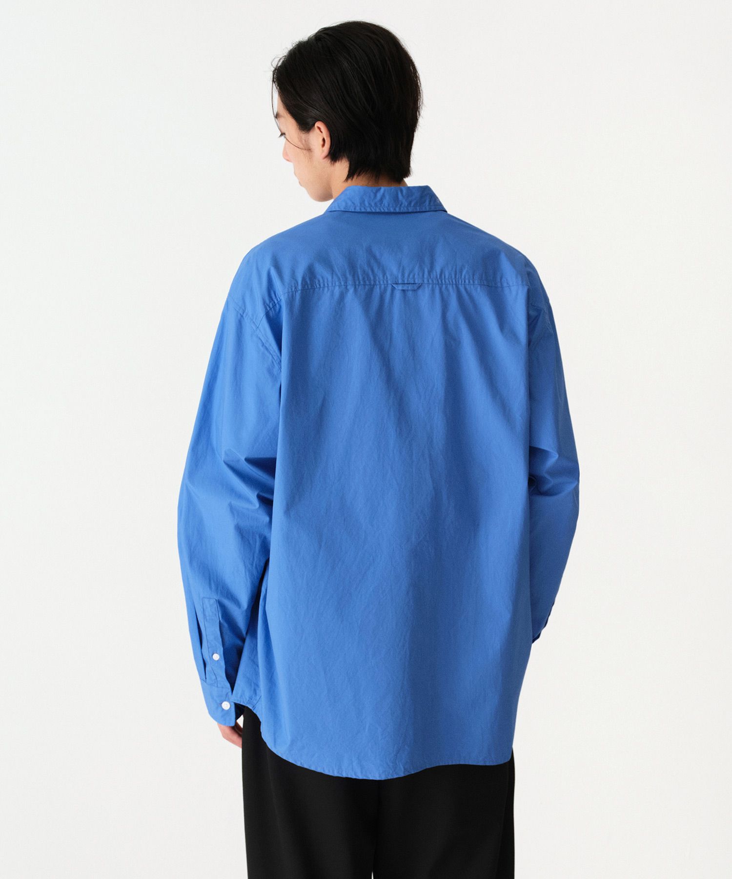 ★MUSINSA STANDARD★ Relaxed soft poplin shirt blue grey MME MUSINSA | MUSINSA STANDARD Relaxed Soft Poplin Shirt [Blue Grey]