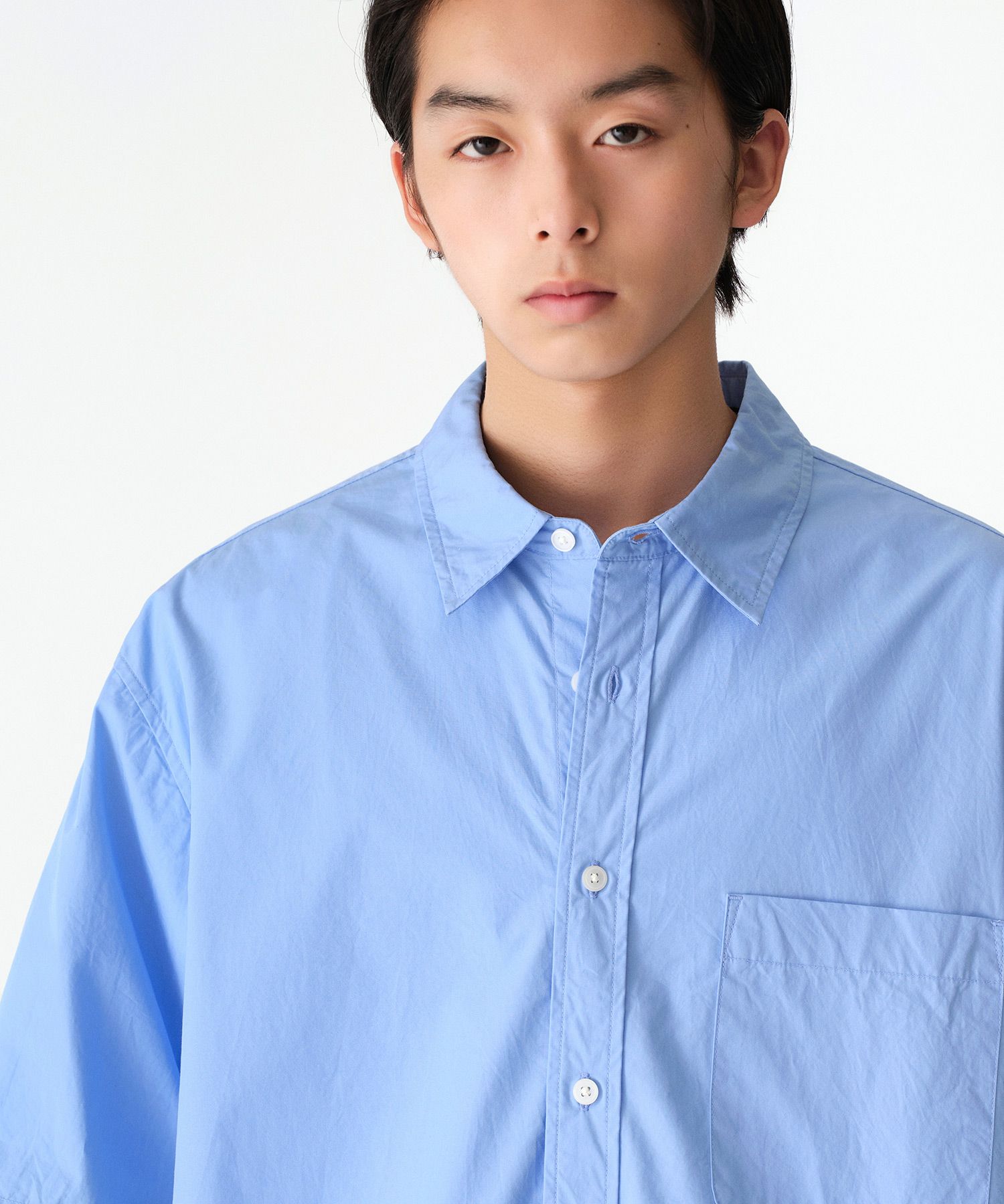 MUSINSA | MUSINSA STANDARD Relaxed Washed Poplin Short