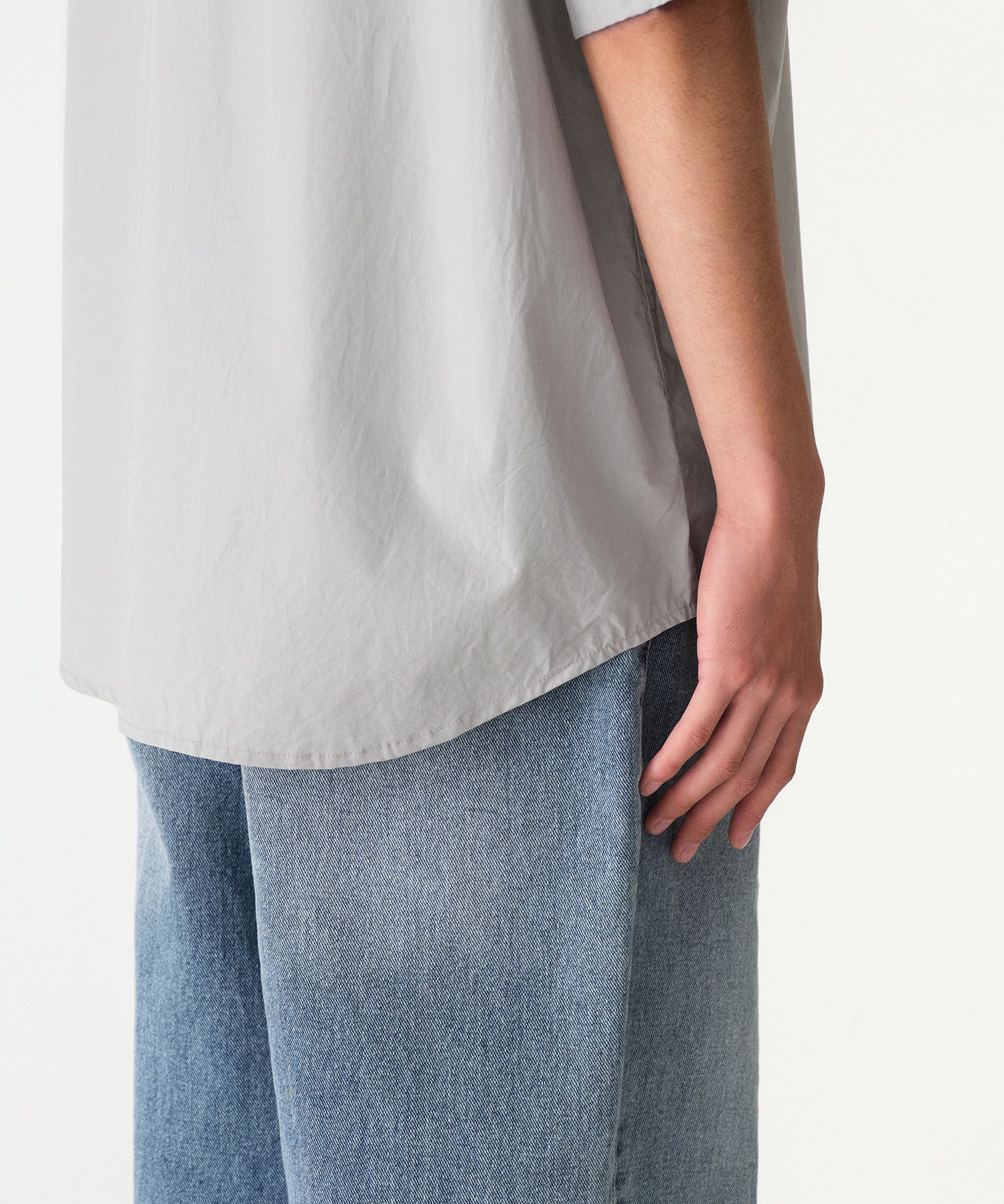 MUSINSA | MUSINSA STANDARD Relaxed Washed Poplin Short