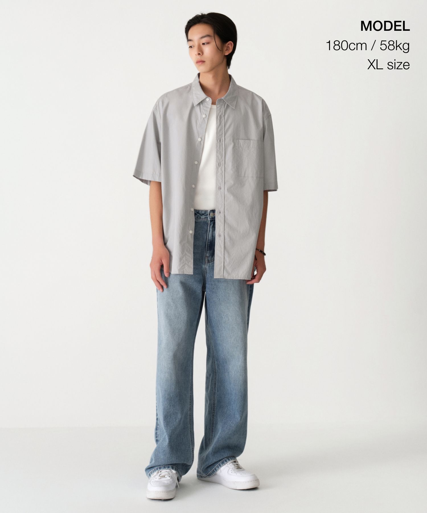MUSINSA | MUSINSA STANDARD Relaxed Washed Poplin Short