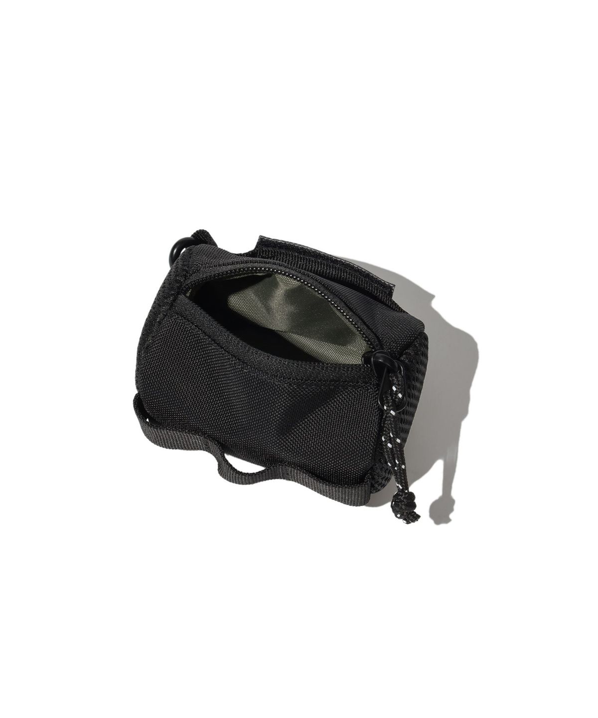 커버낫(COVERNAT) 아치 로고 웨빙 실린더 파우치 키링 Black