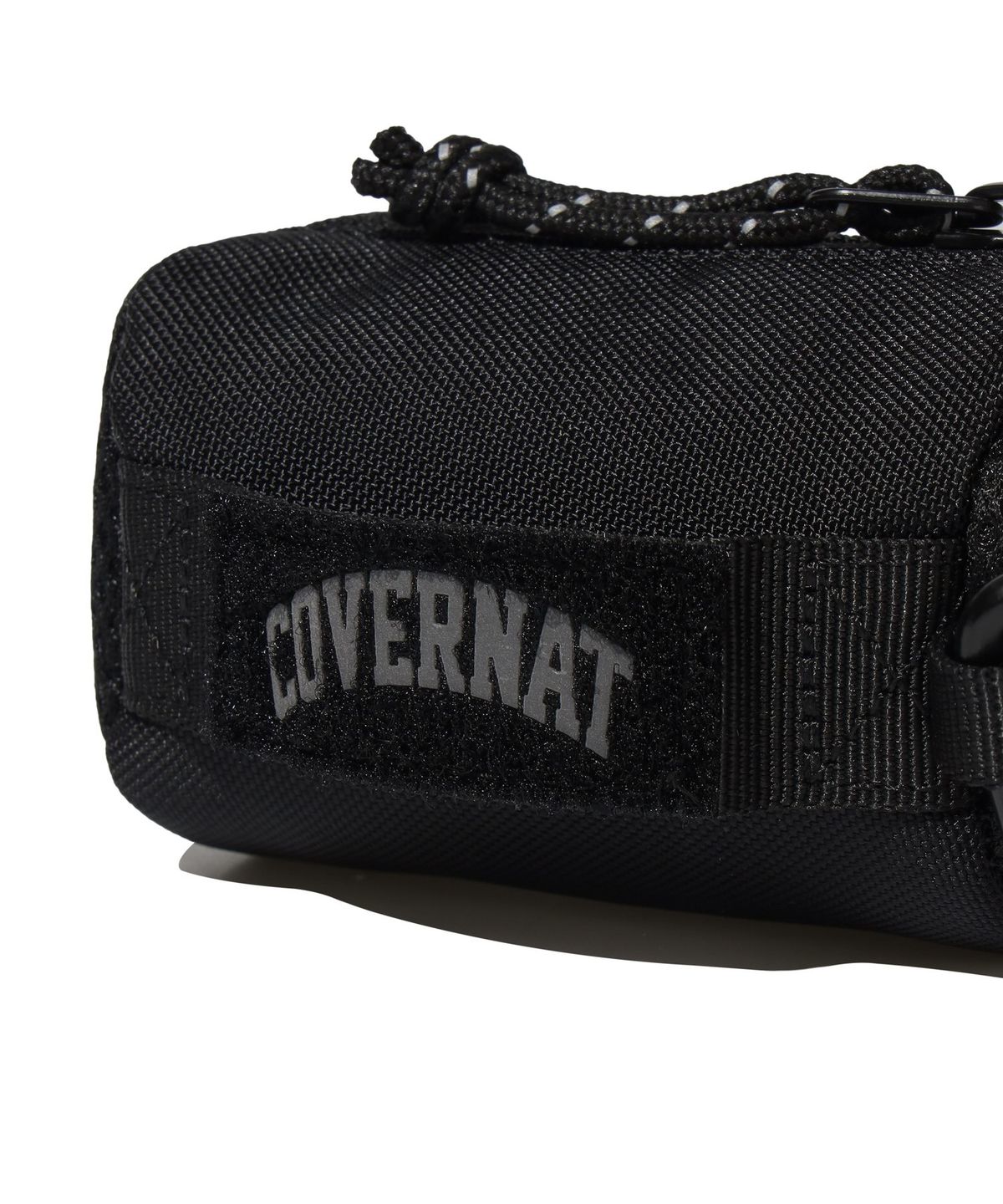 커버낫(COVERNAT) 아치 로고 웨빙 실린더 파우치 키링 Black