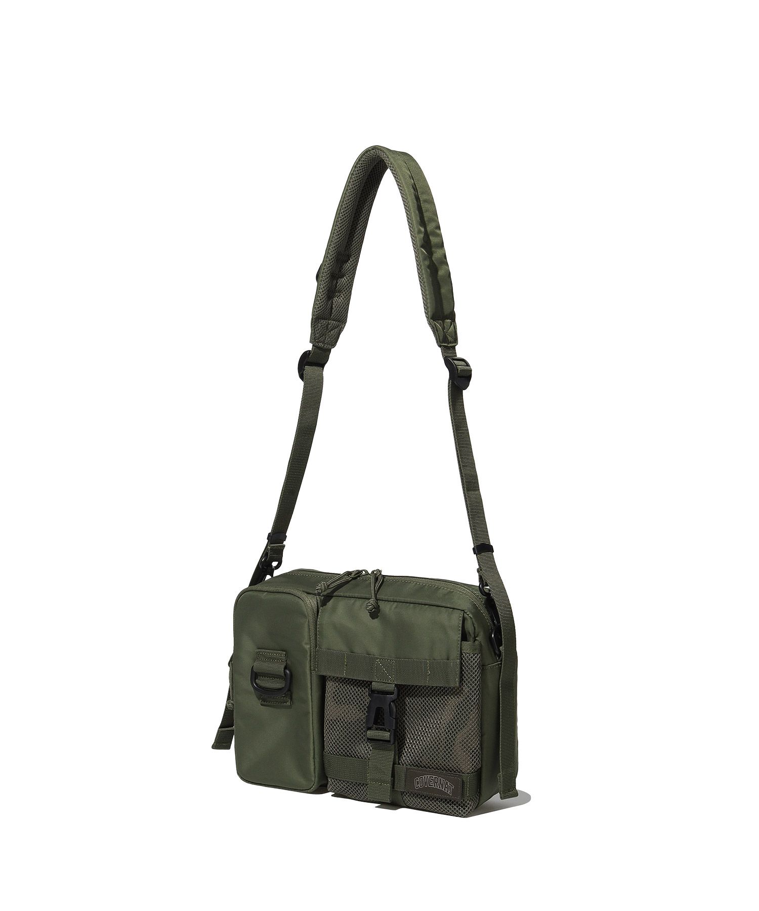 ★人気★COVERNAT★CORDURA ARCH LOGO WEBBING MEDIUM CROSS BAG MUSINSA公式 | COVERNAT Cordura Arch Logo Webbing Medium