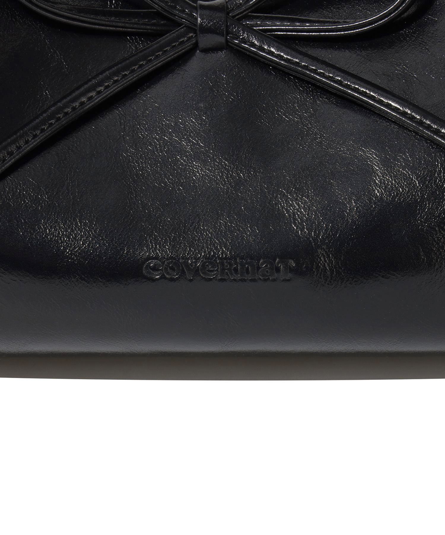 ★COVERNAT WOMAN★ Cloverheart Classic Tote Bag Black CO2400 MUSINSA | COVERNAT WOMAN Clover Heart Classic Tote Bag Black