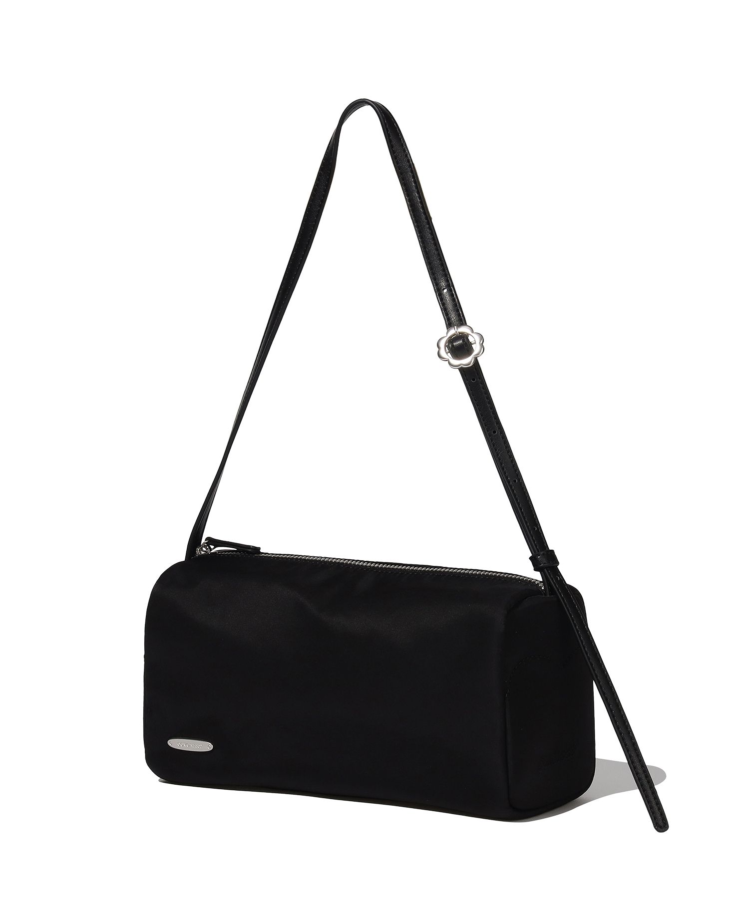 MUSINSA | COVERNAT WOMAN Clover Heart Square Shoulder Bag Black