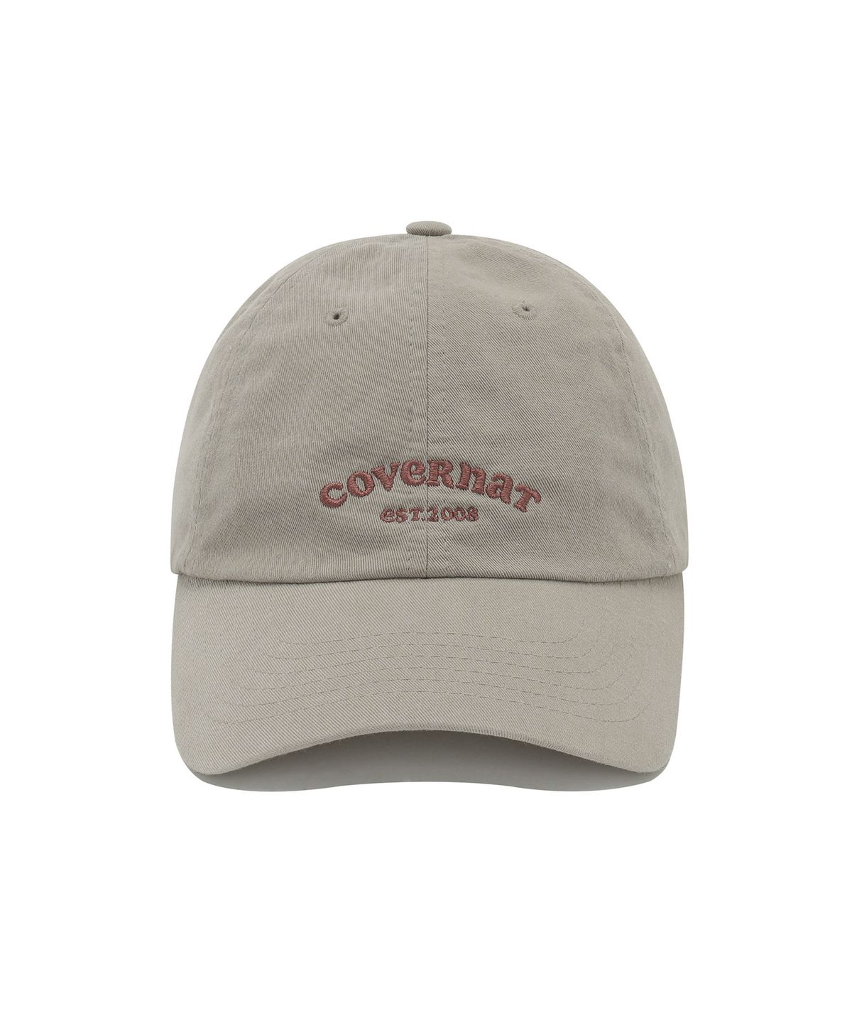 커버낫 우먼(COVERNAT WOMAN) [스탠다드 핏] 클로버하트 아치 쿠퍼 로고 볼캡 Beige
