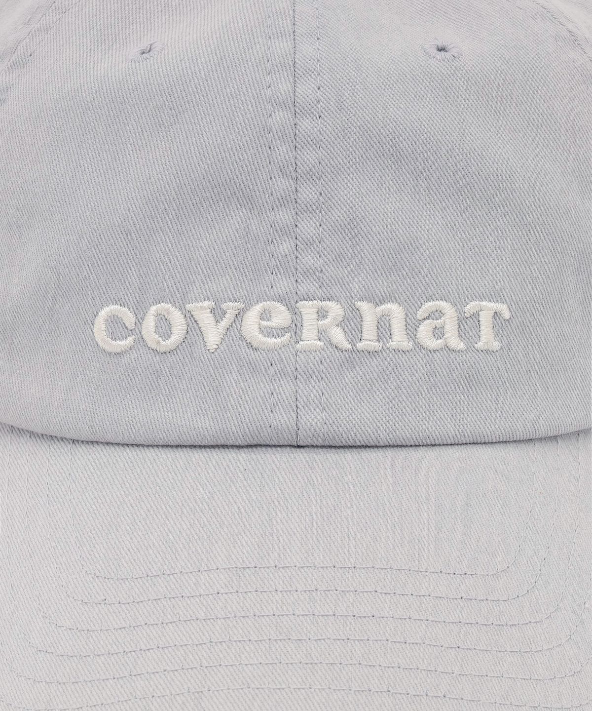 커버낫 우먼(COVERNAT WOMAN) 클로버하트 쿠퍼 로고 볼캡 Light Blue